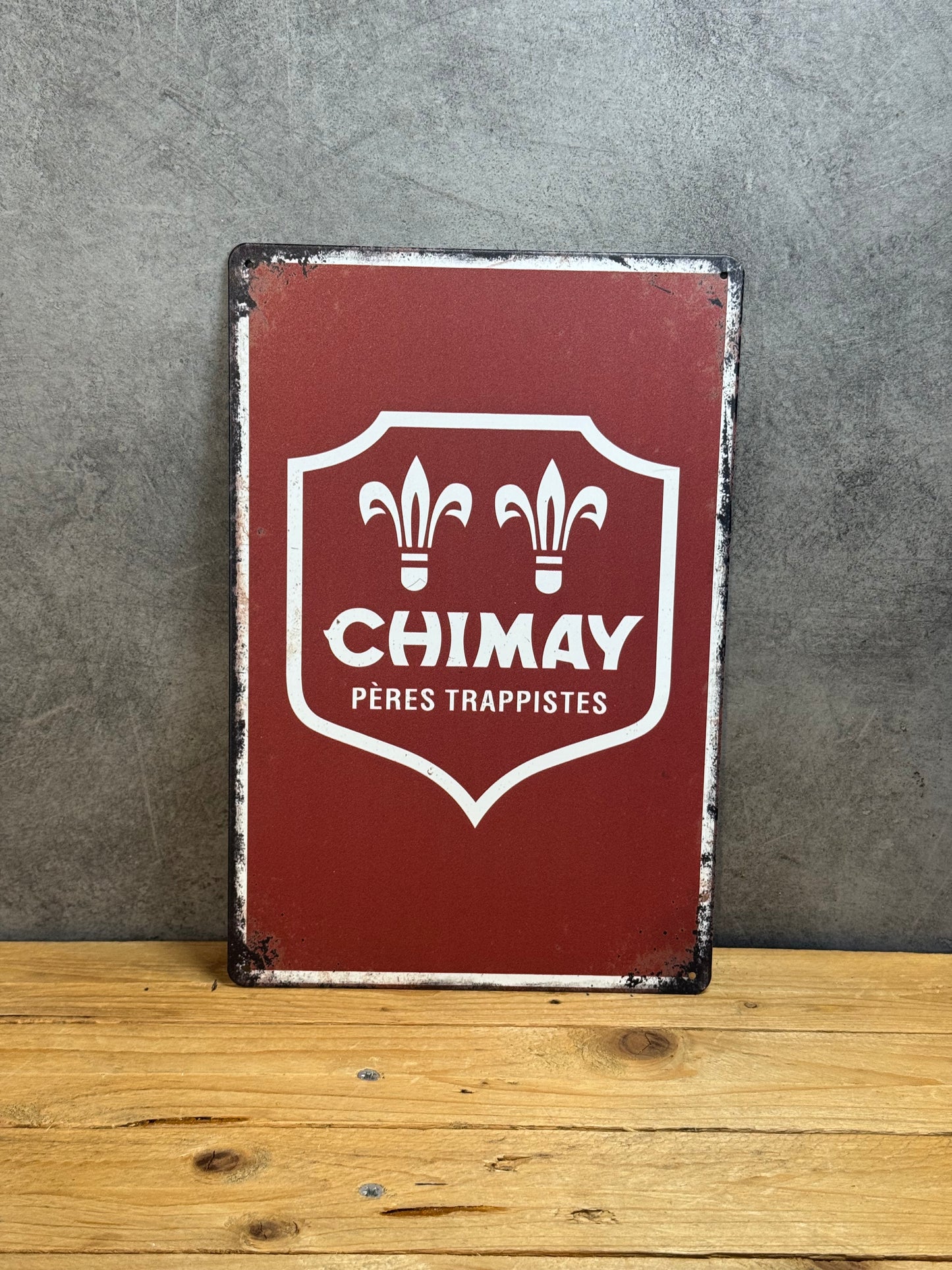 Plaque métal Chimay 594