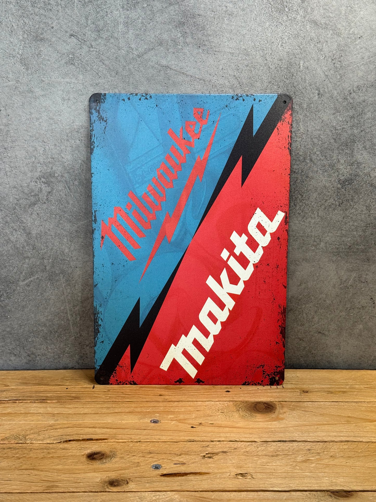 Plaque métal Makita Milwaukee 319