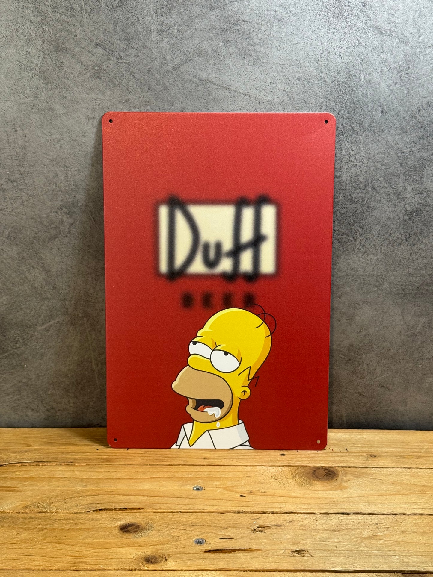 Plaque métal Simpson Duff 103