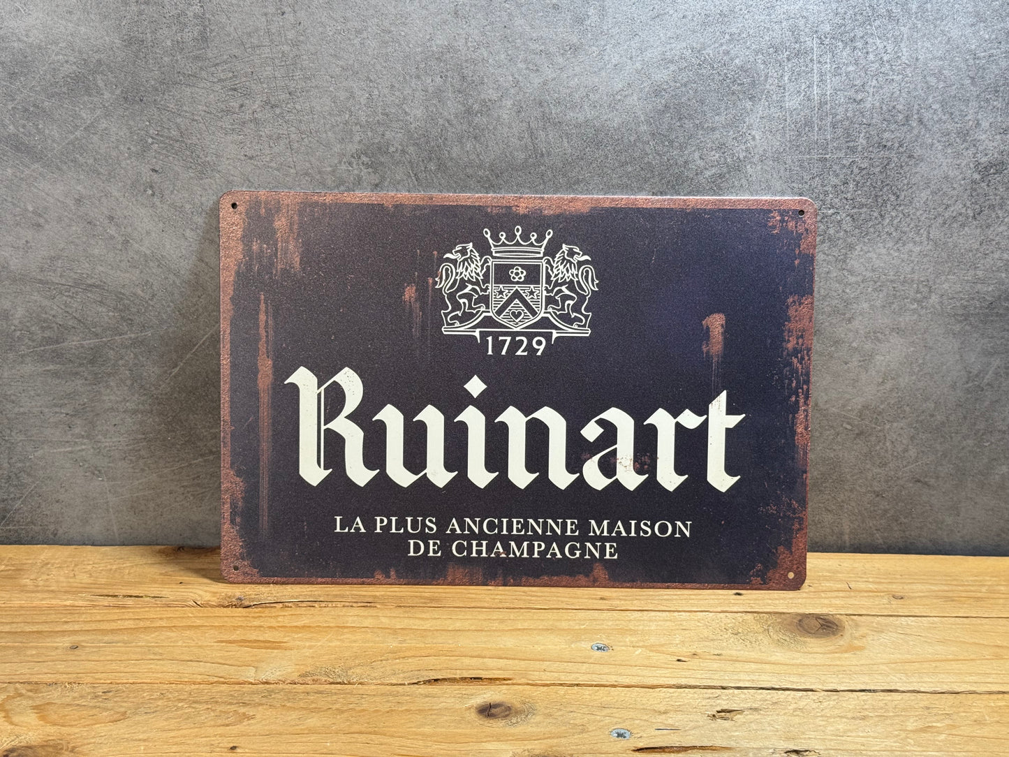 Plaque métal Ruinart 221
