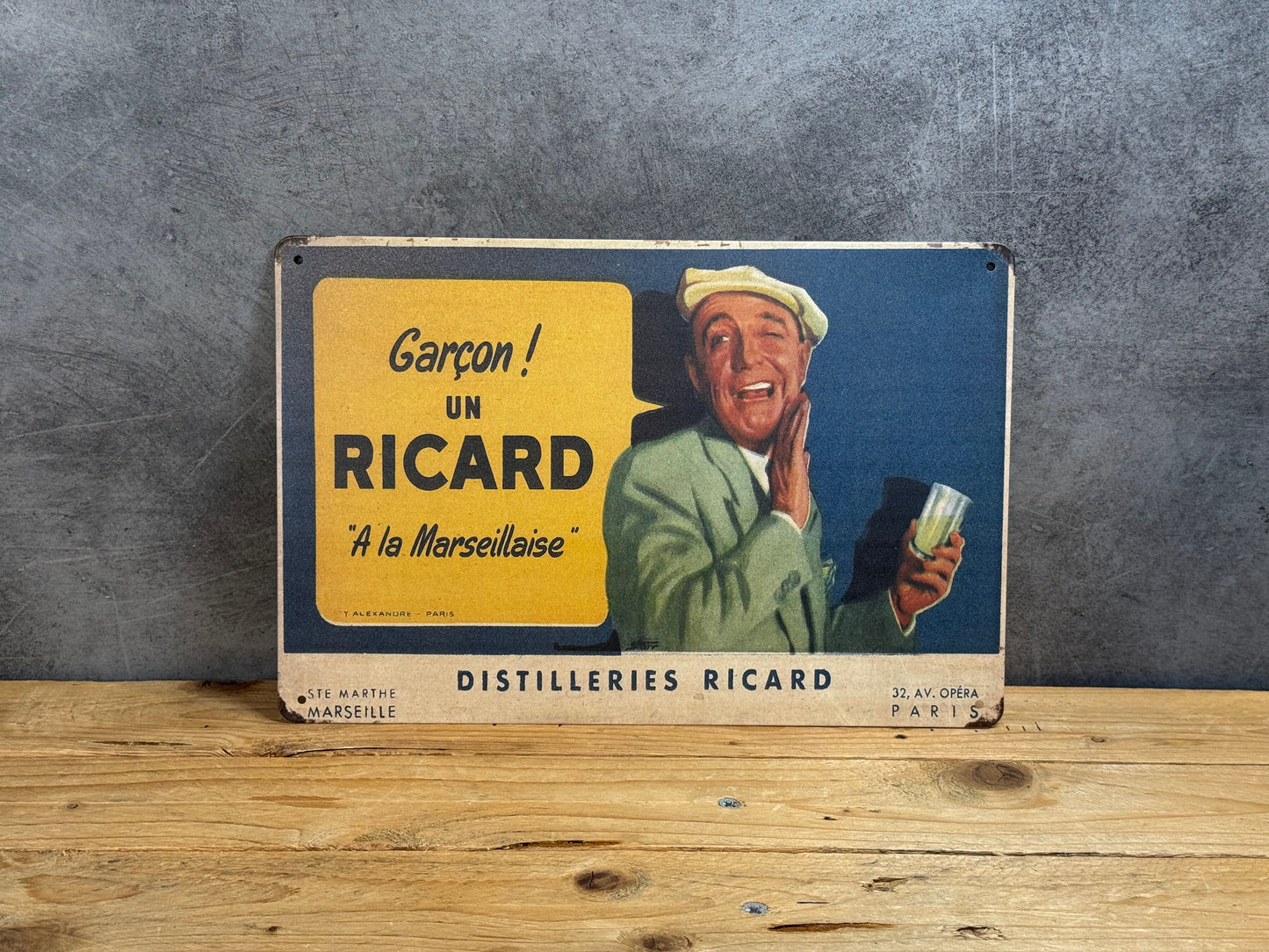 Plaque métal Ricard 852