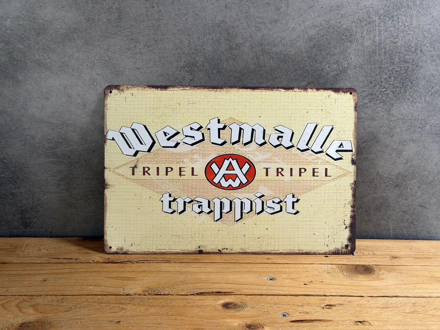 Plaque métal Westmalle 996