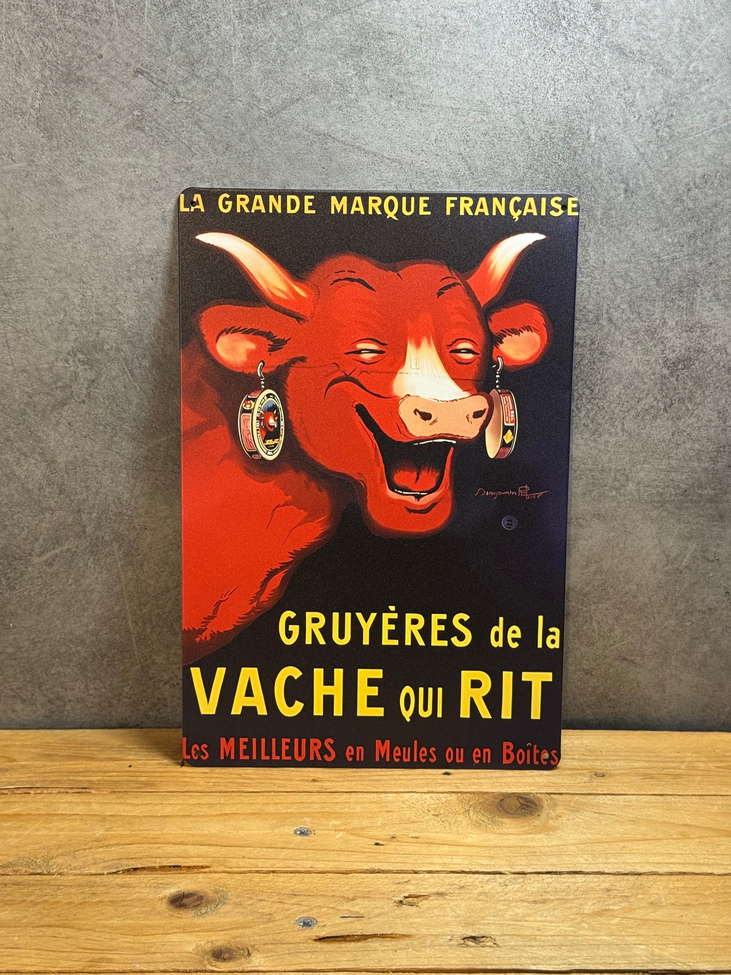 Plaque métal Vache Qui Rit 055