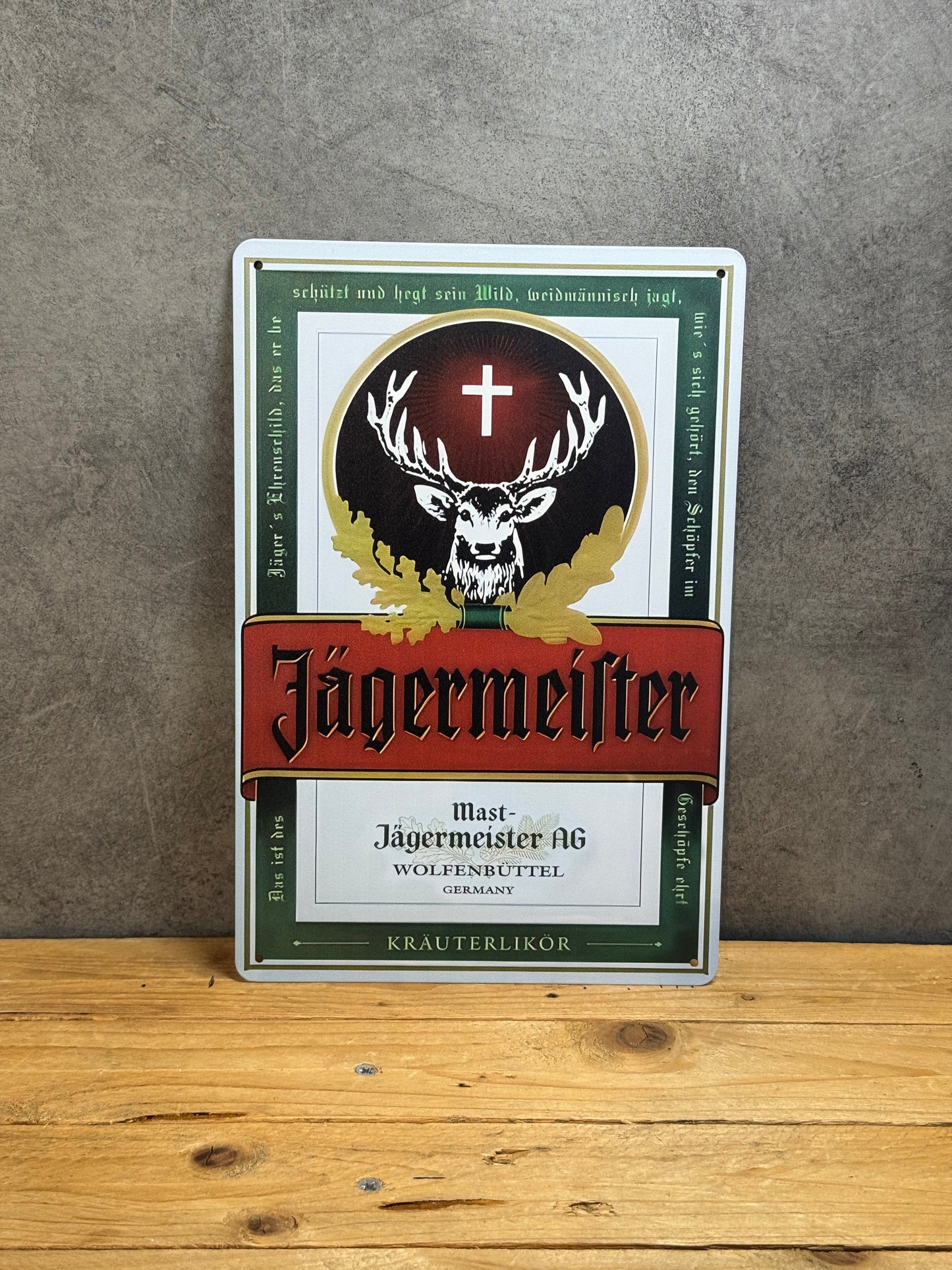 Plaque métal Jagermeister 115