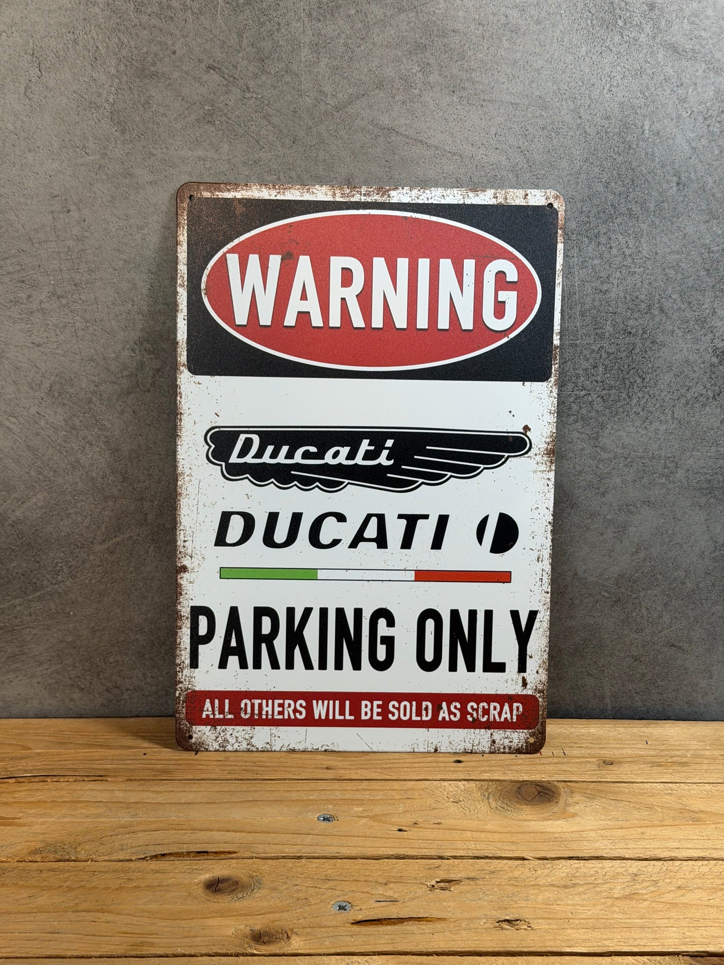 Plaque métal Ducati 9615