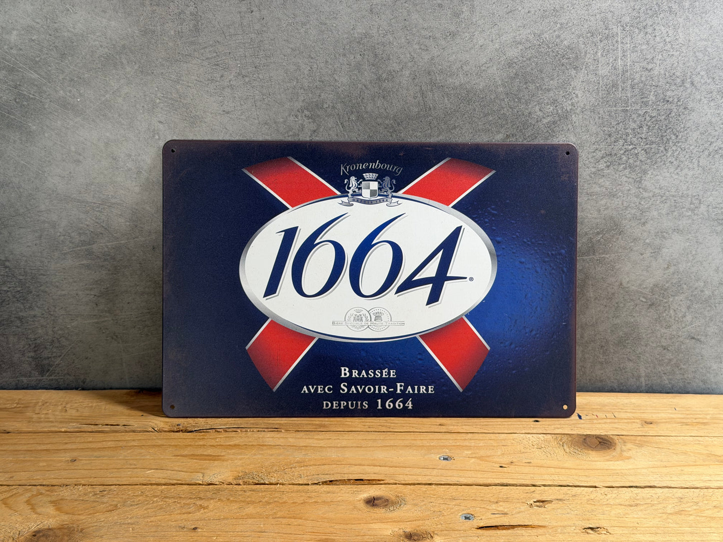 Plaque métal 1664 266