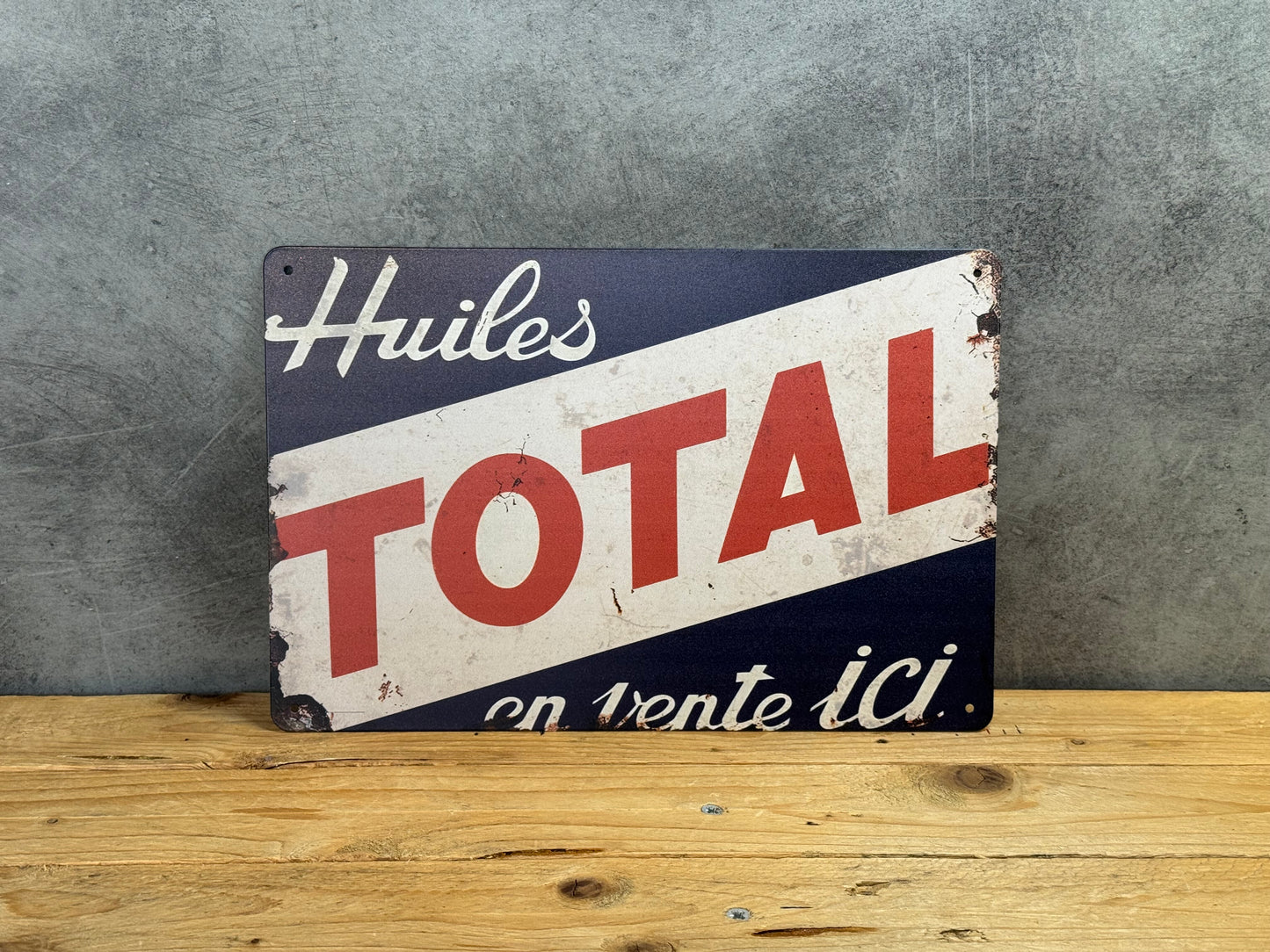 Plaque métal Total 978