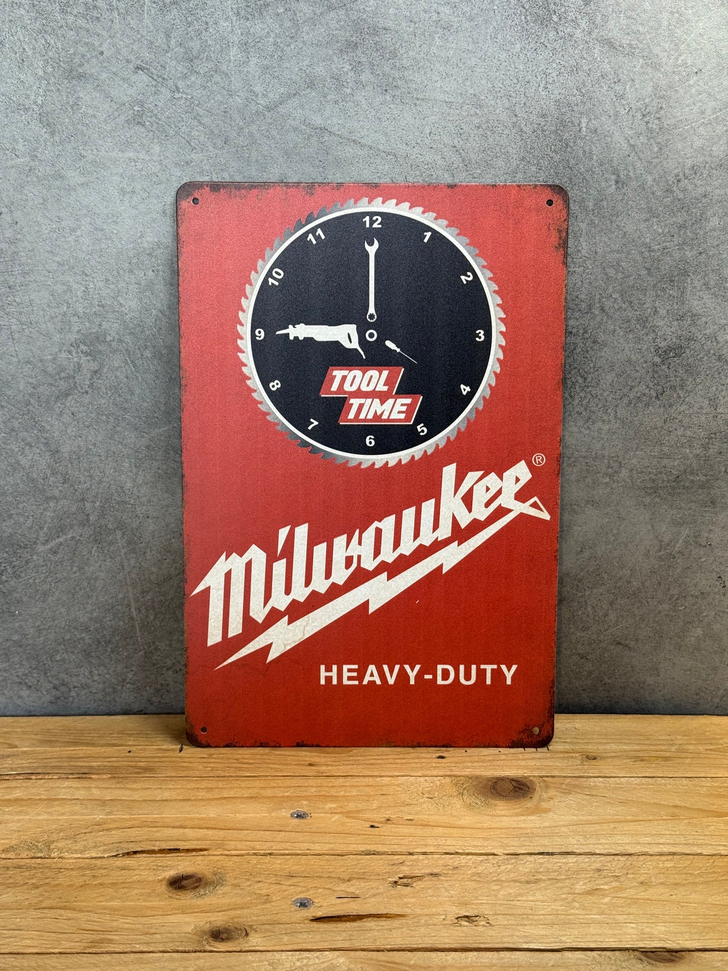 Plaque métal Milwaukee Time 148