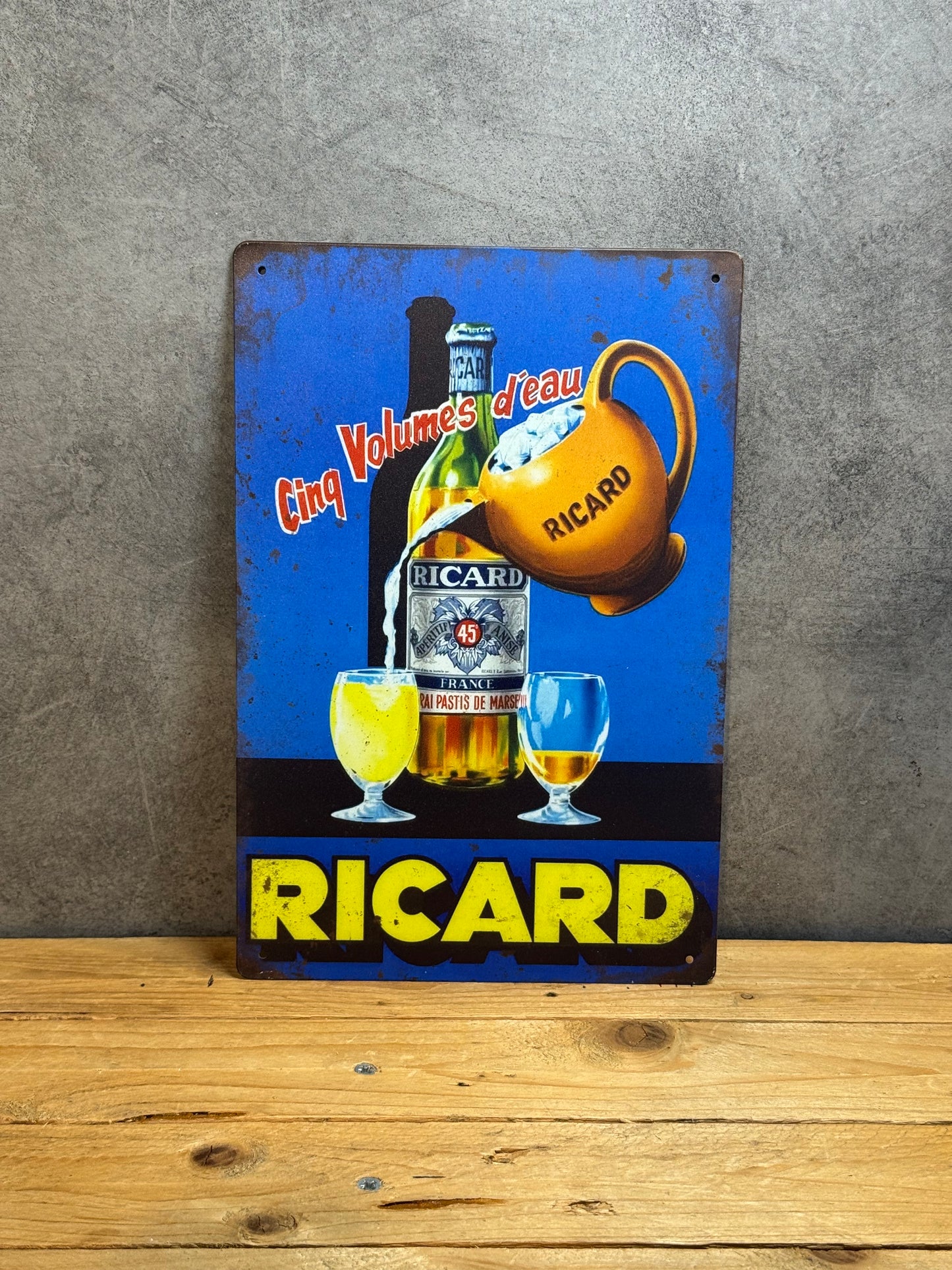 Plaque métal Ricard 687
