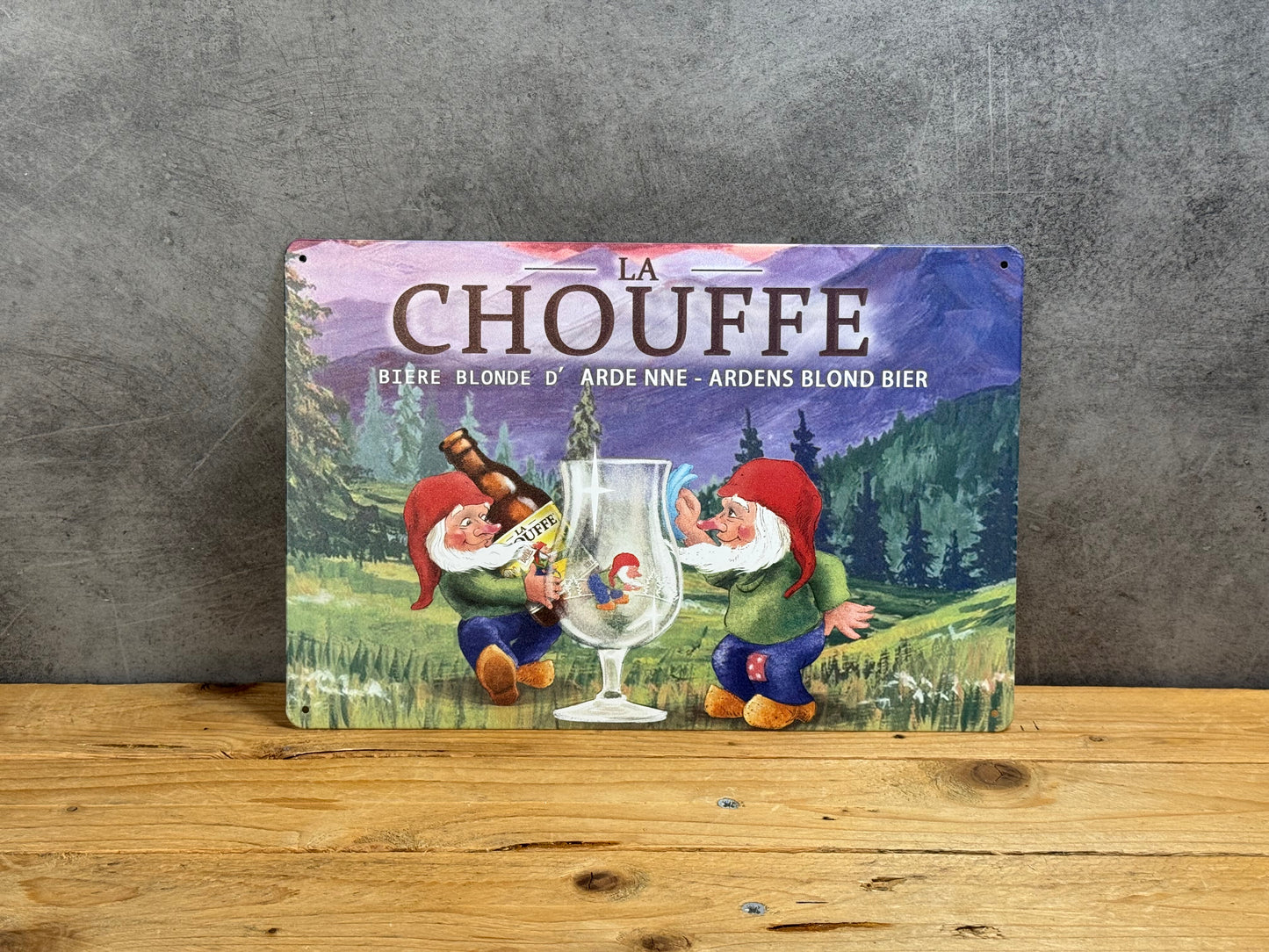 Plaque métal Chouffe 917