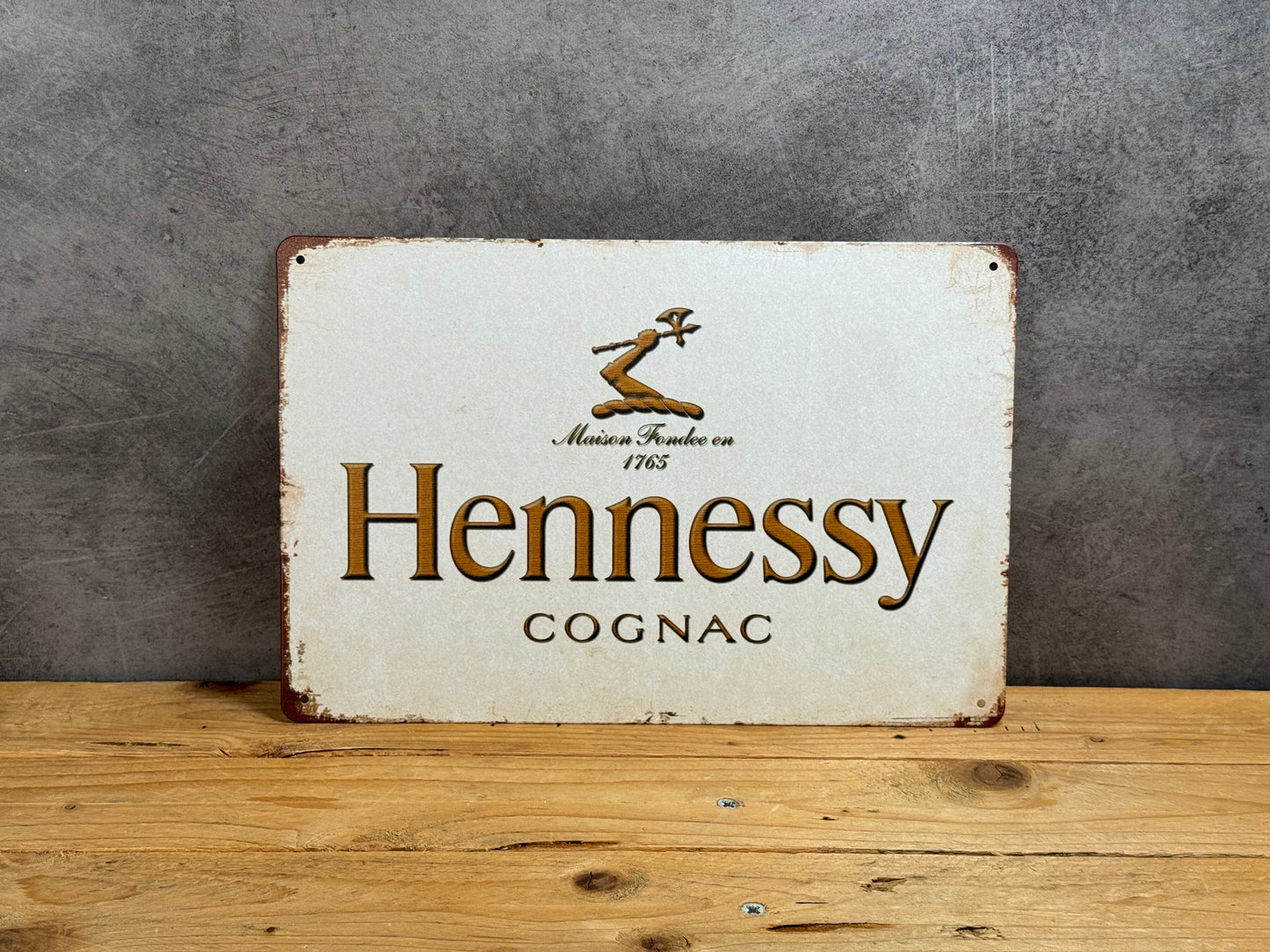 Plaque métal Cognac Hennessy 224
