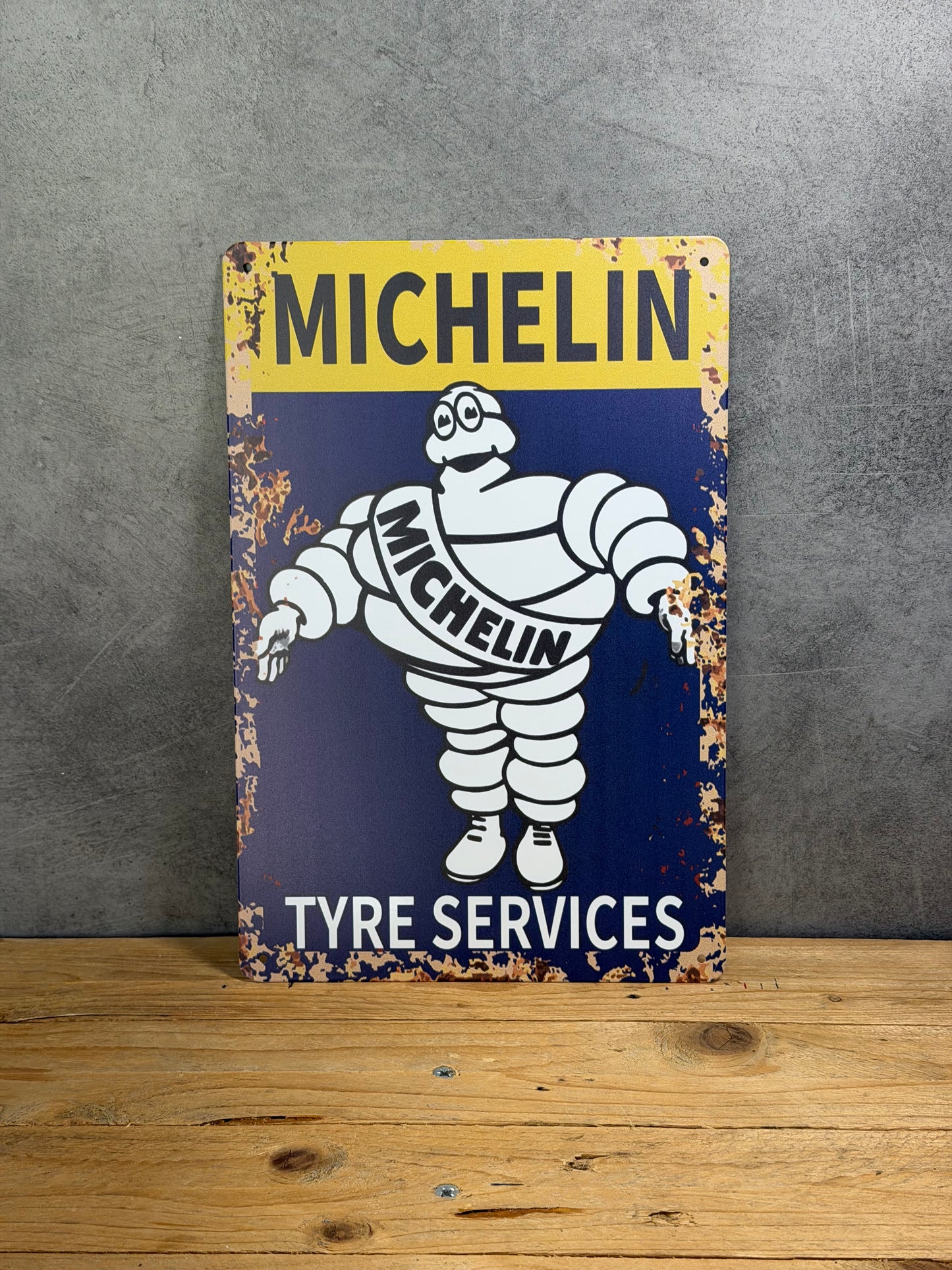 Plaque métal Michelin 042