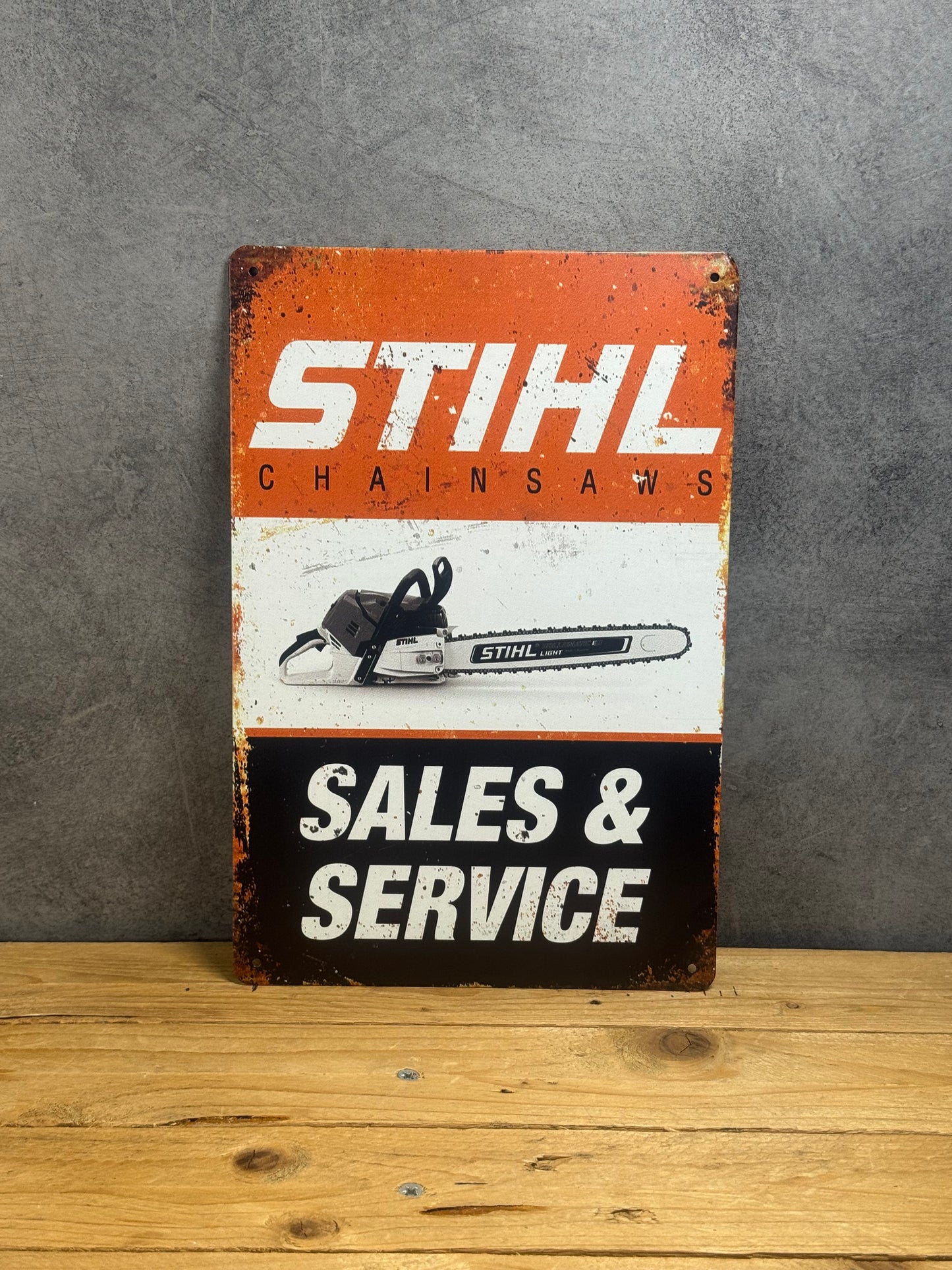Plaque métal Stihl 145