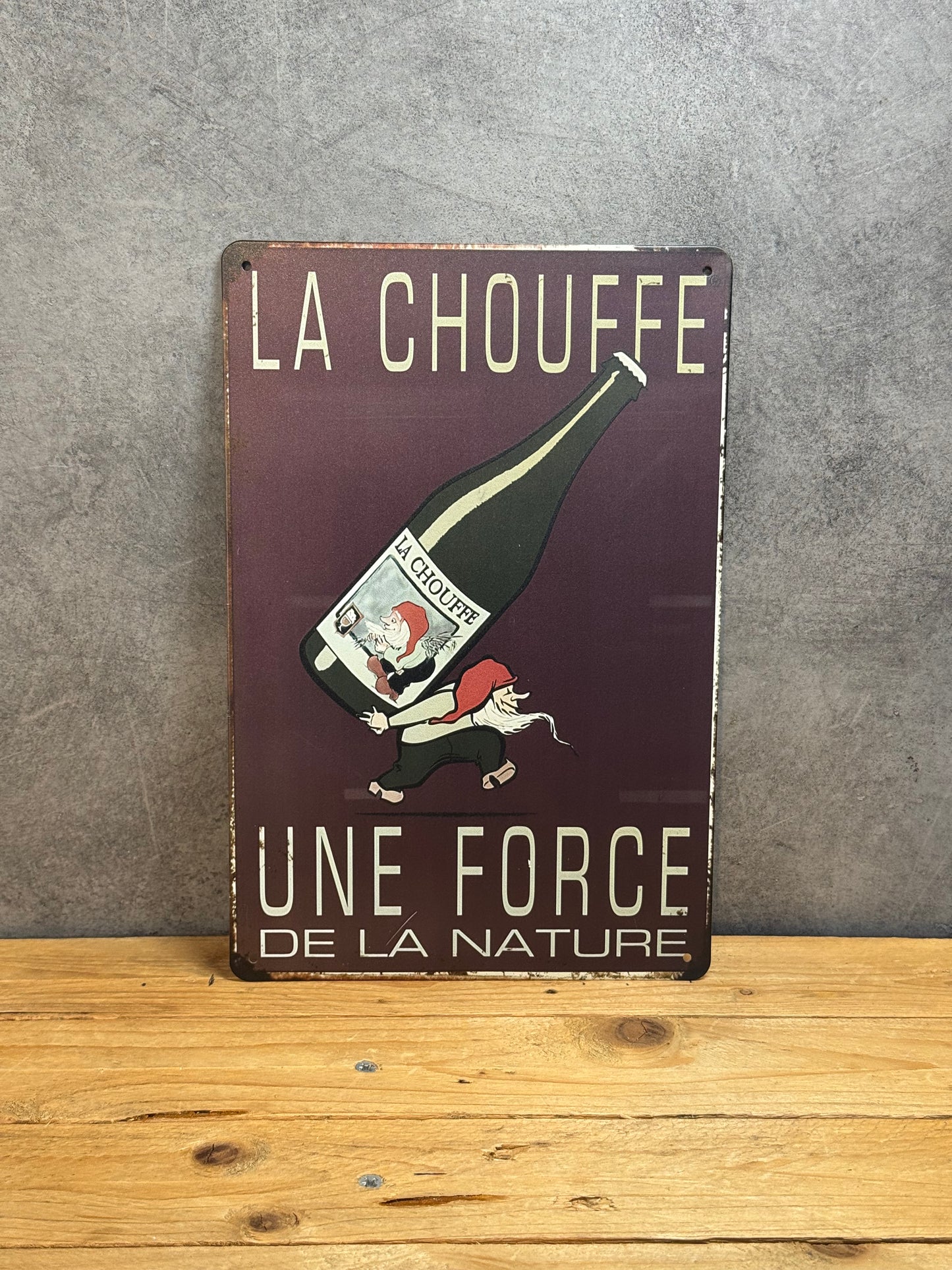 Plaque métal Chouffe 126