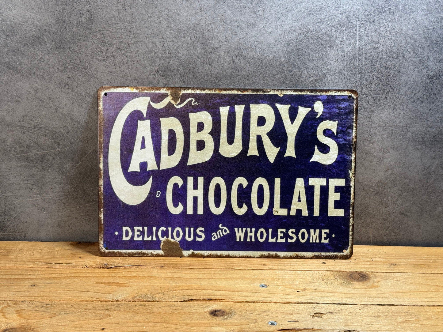Plaque métal Cadbury 720