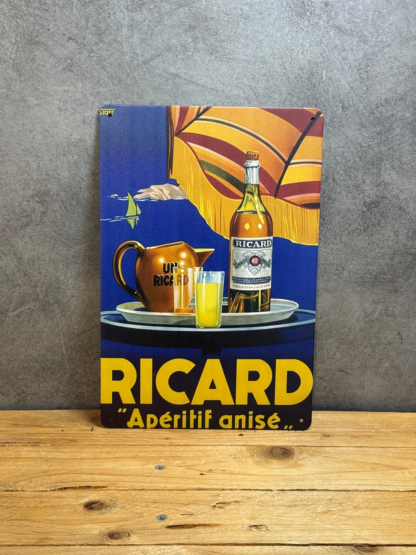 Plaque métal Ricard 110