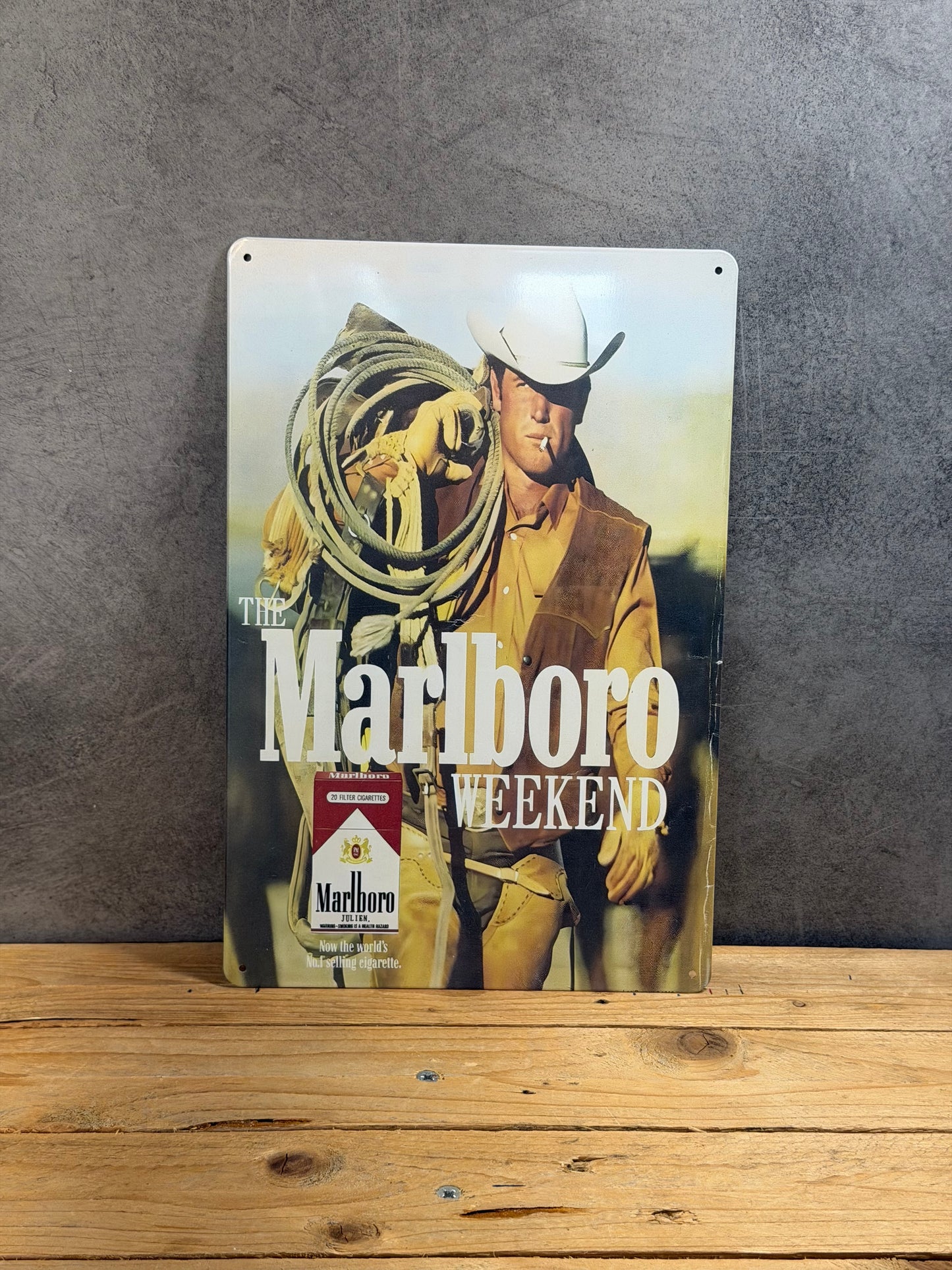 Plaque métal Marlboro 907