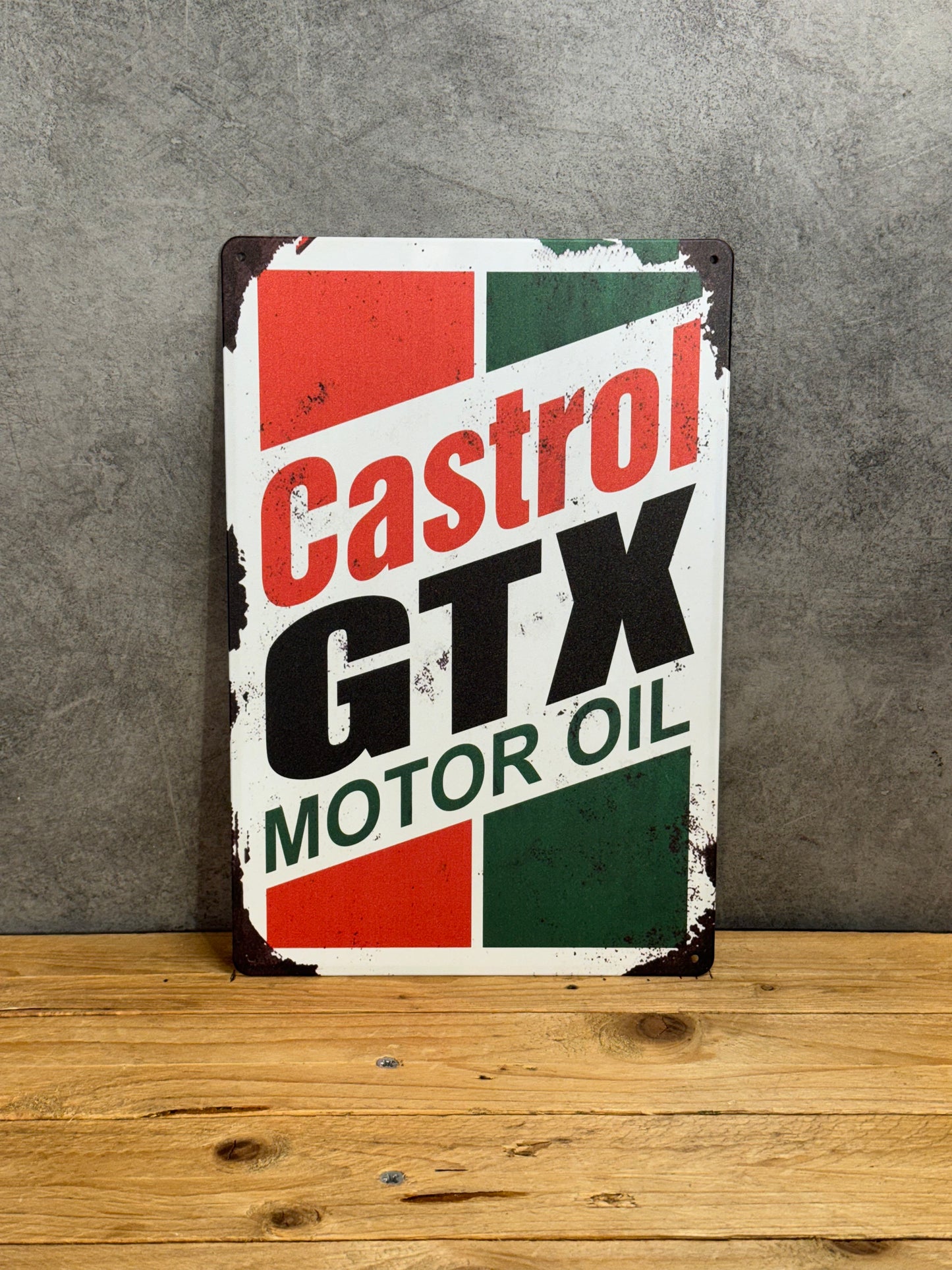 Plaque métal Castrol 1391
