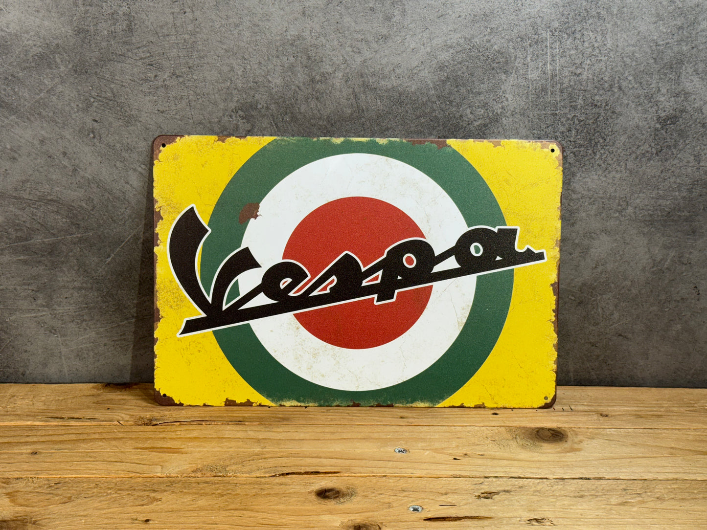 Plaque métal Vespa 199
