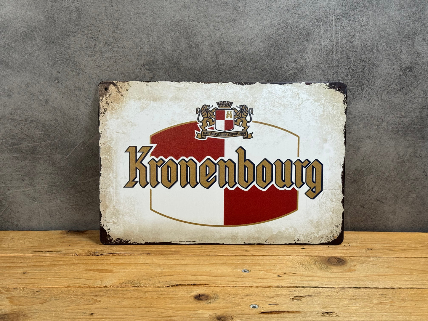 Plaque métal Kronenbourg 267
