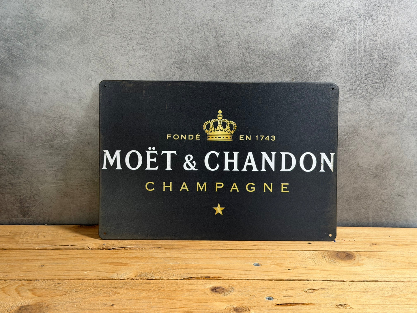 Plaque métal Moet & Chandon 361