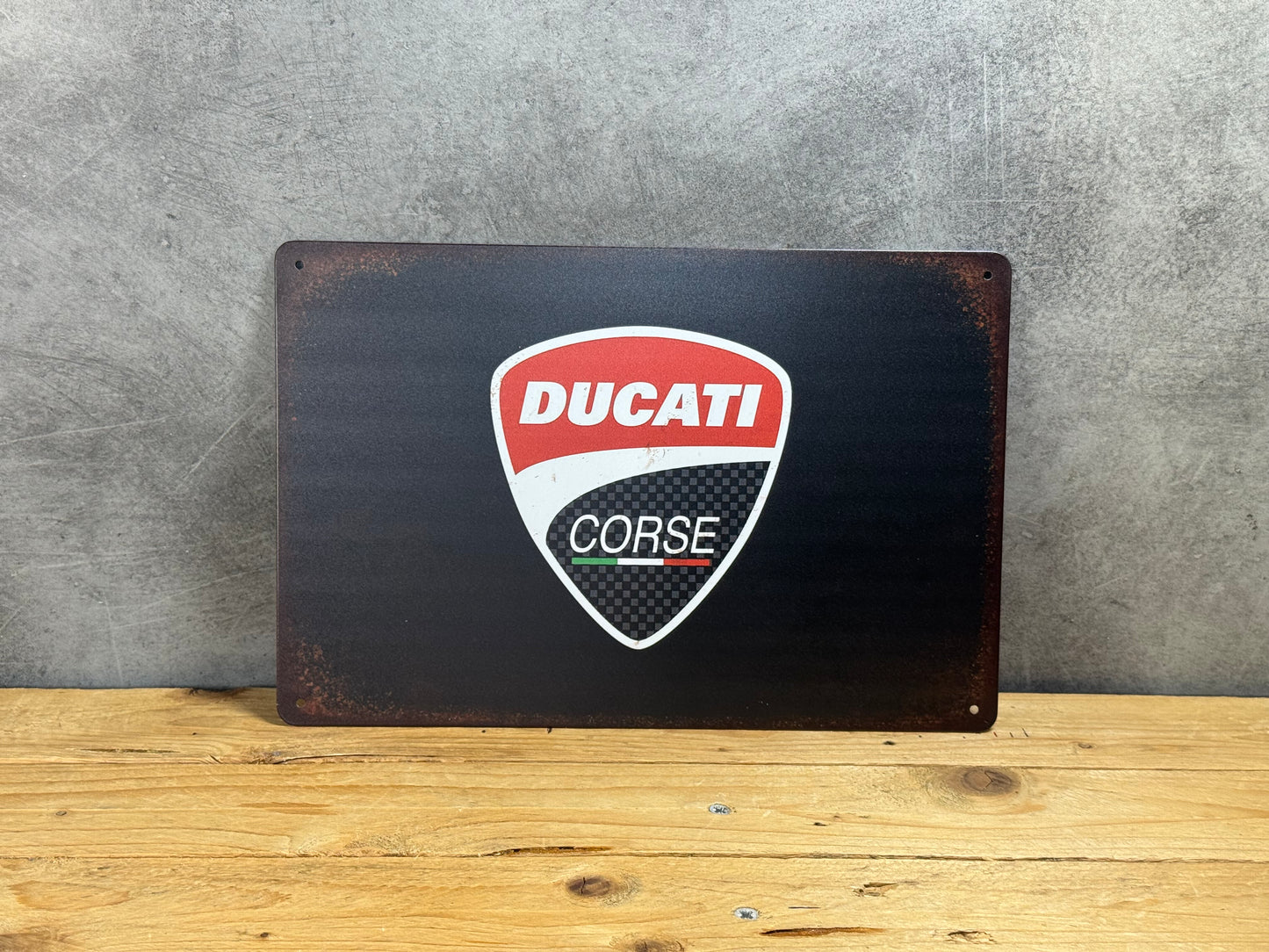 Plaque métal Ducati 052