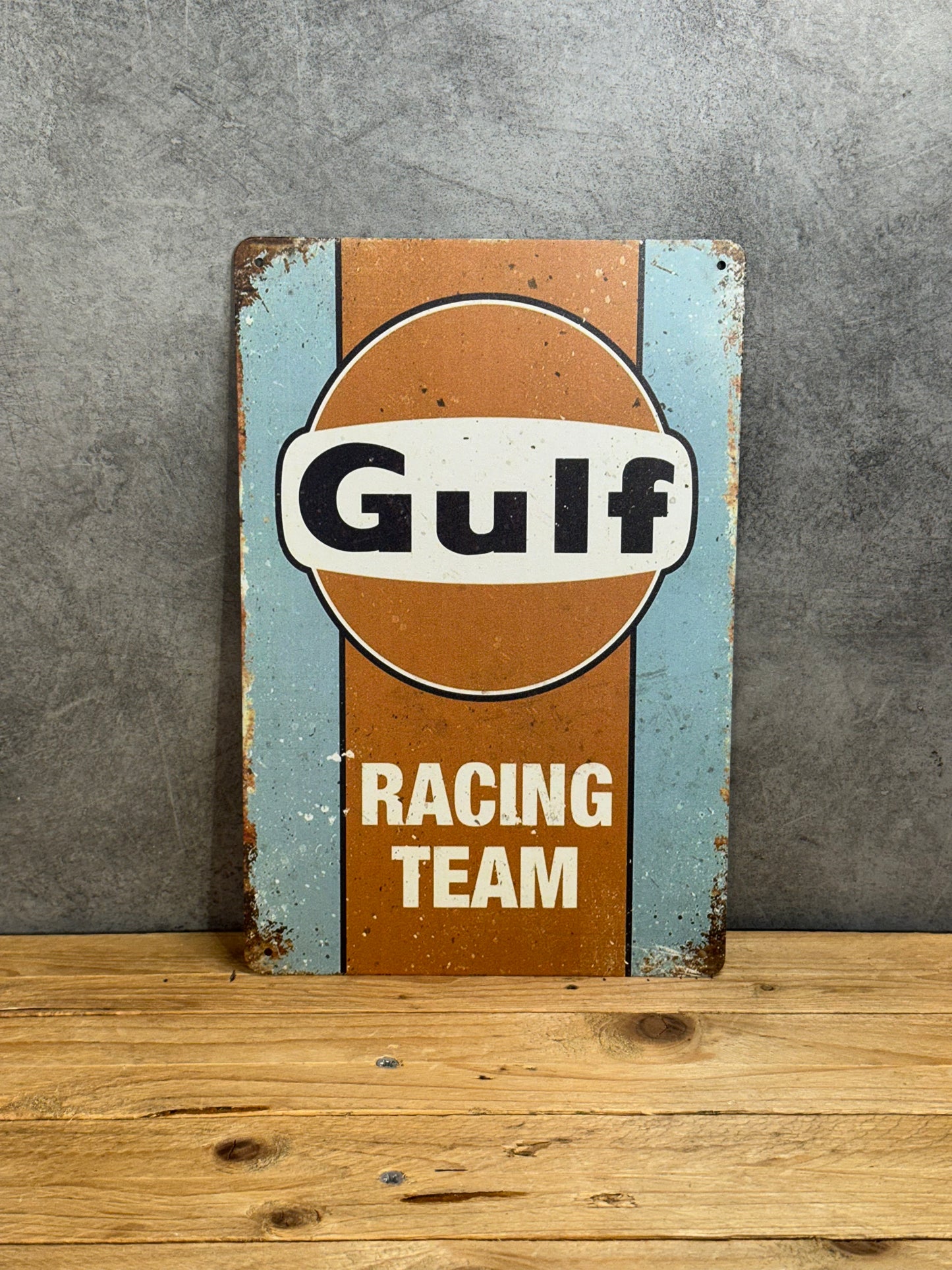 Plaque métal Gulf 509