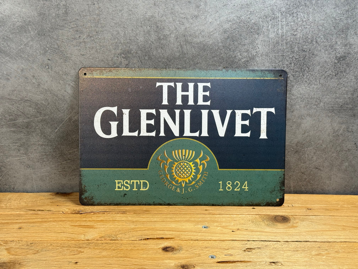 Plaque métal Glenlivet 630