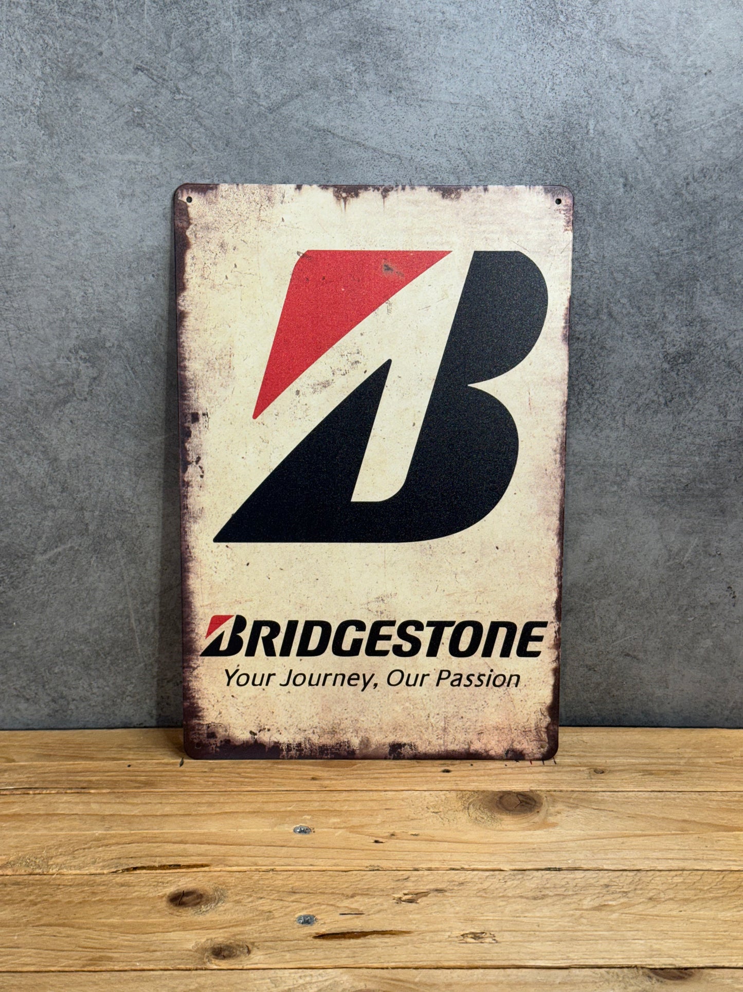 Plaque métal Bridgestone 7174