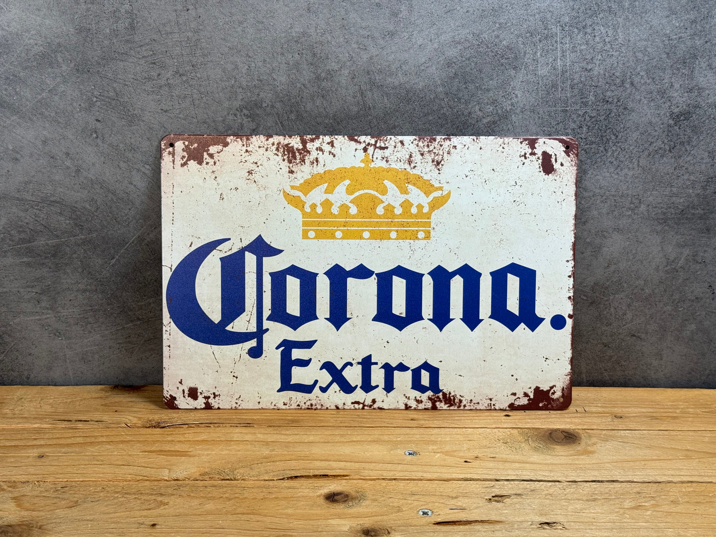 Plaque métal Corona 7082