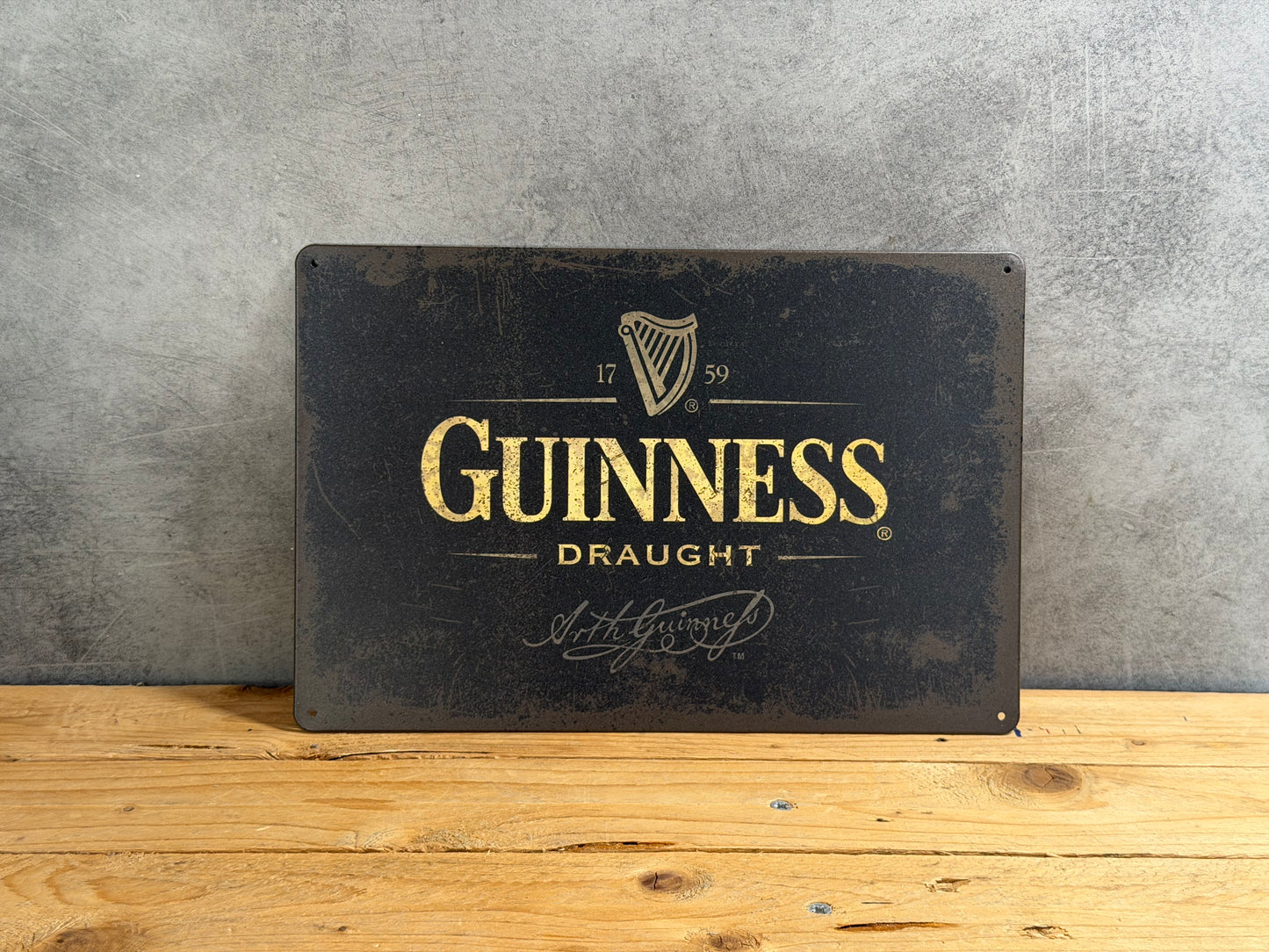 Plaque métal Guinness 9940