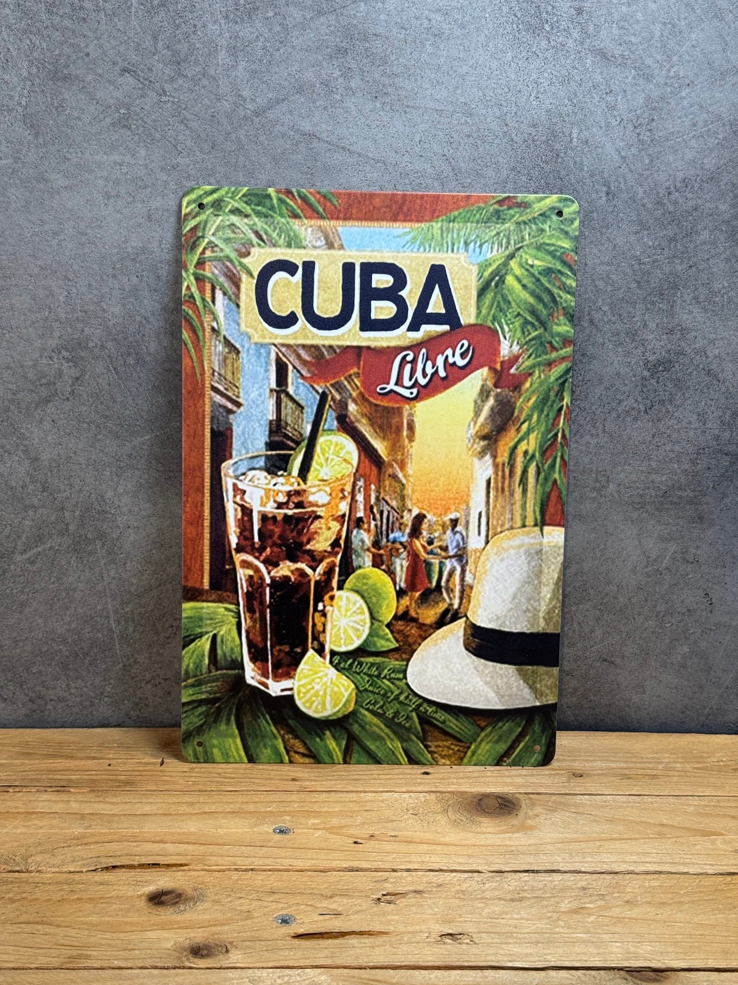 Plaque métal Cuba Libre 961