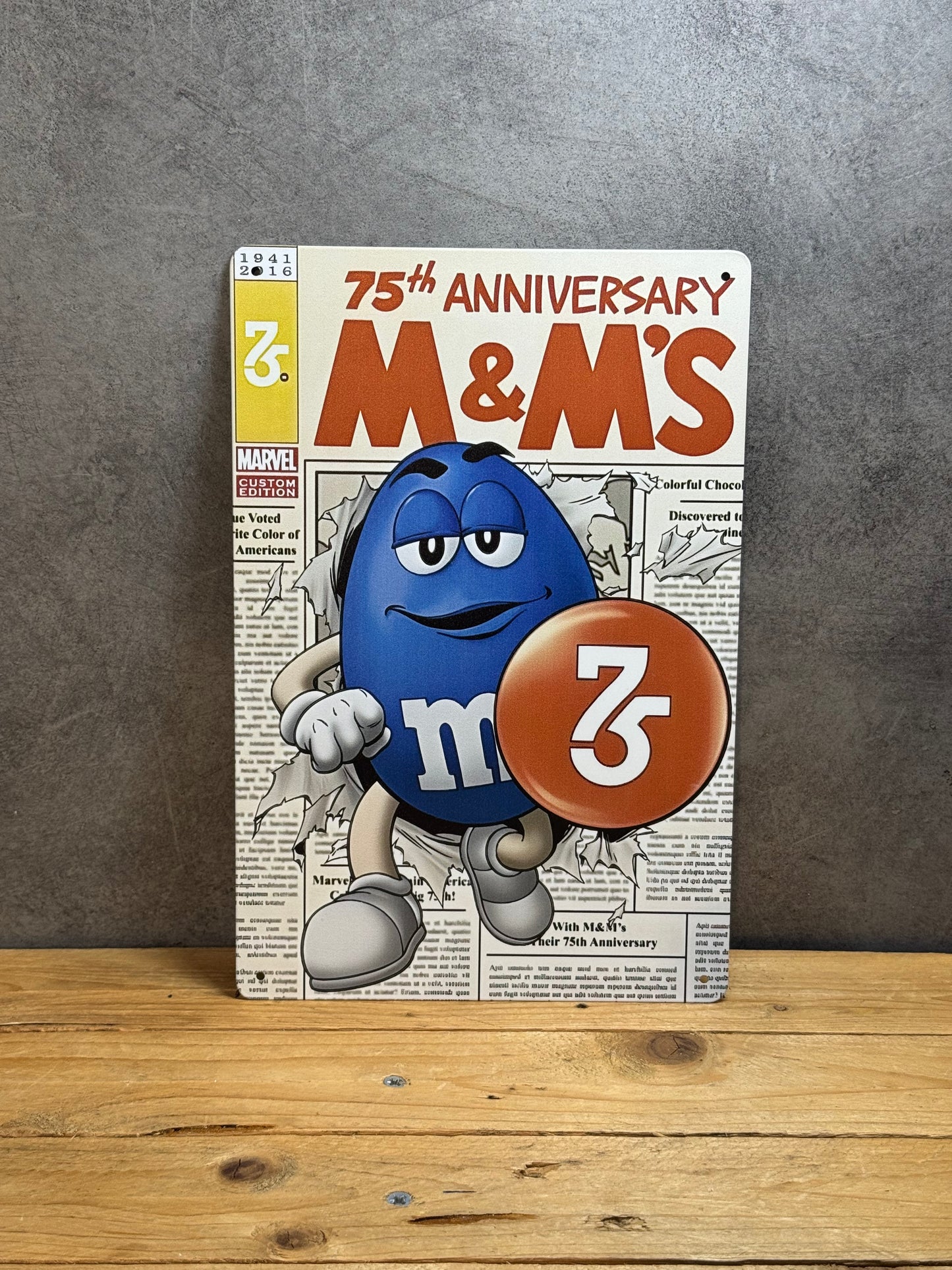 Plaque métal M&M’S 889