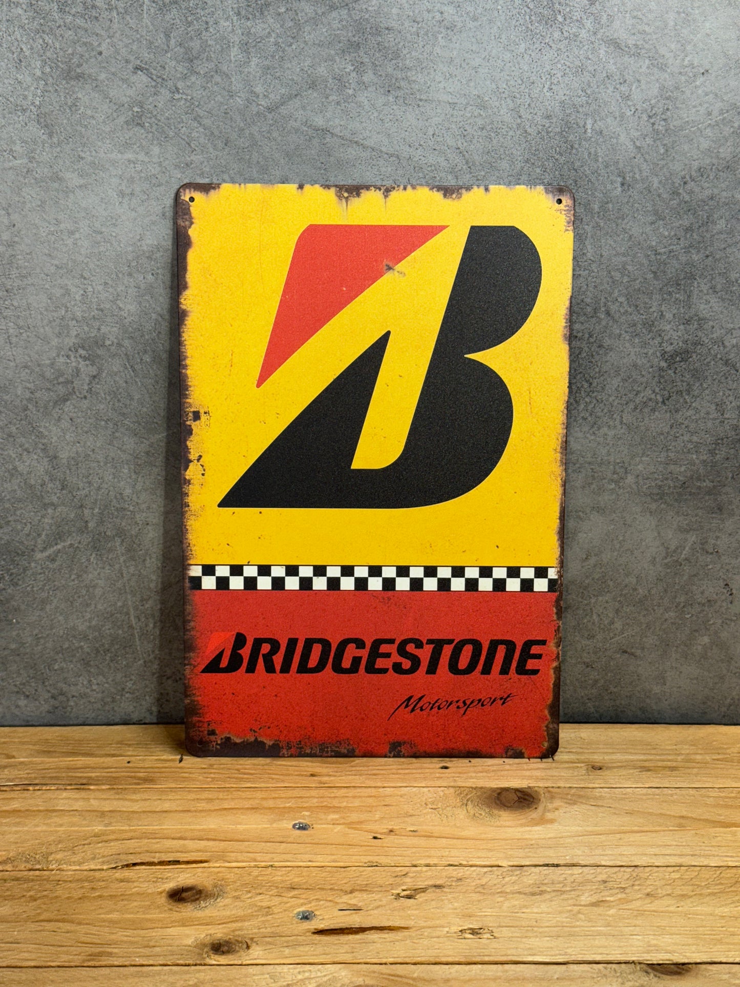 Plaque métal Bridgestone 7168
