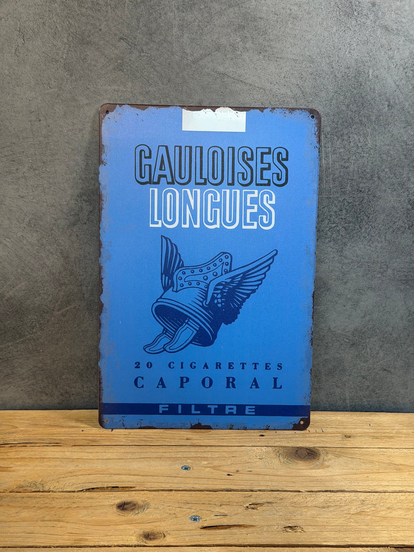 Plaque métal Gauloises 246