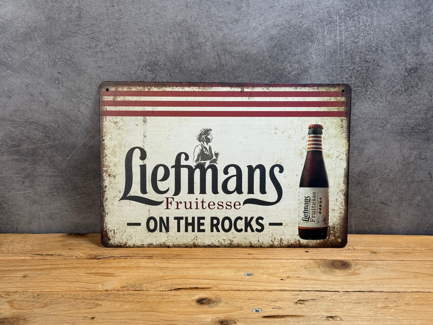 Plaque métal Liefmans 833
