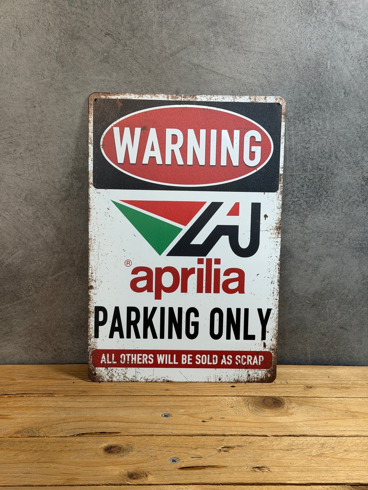 Plaque métal Aprilia 9617