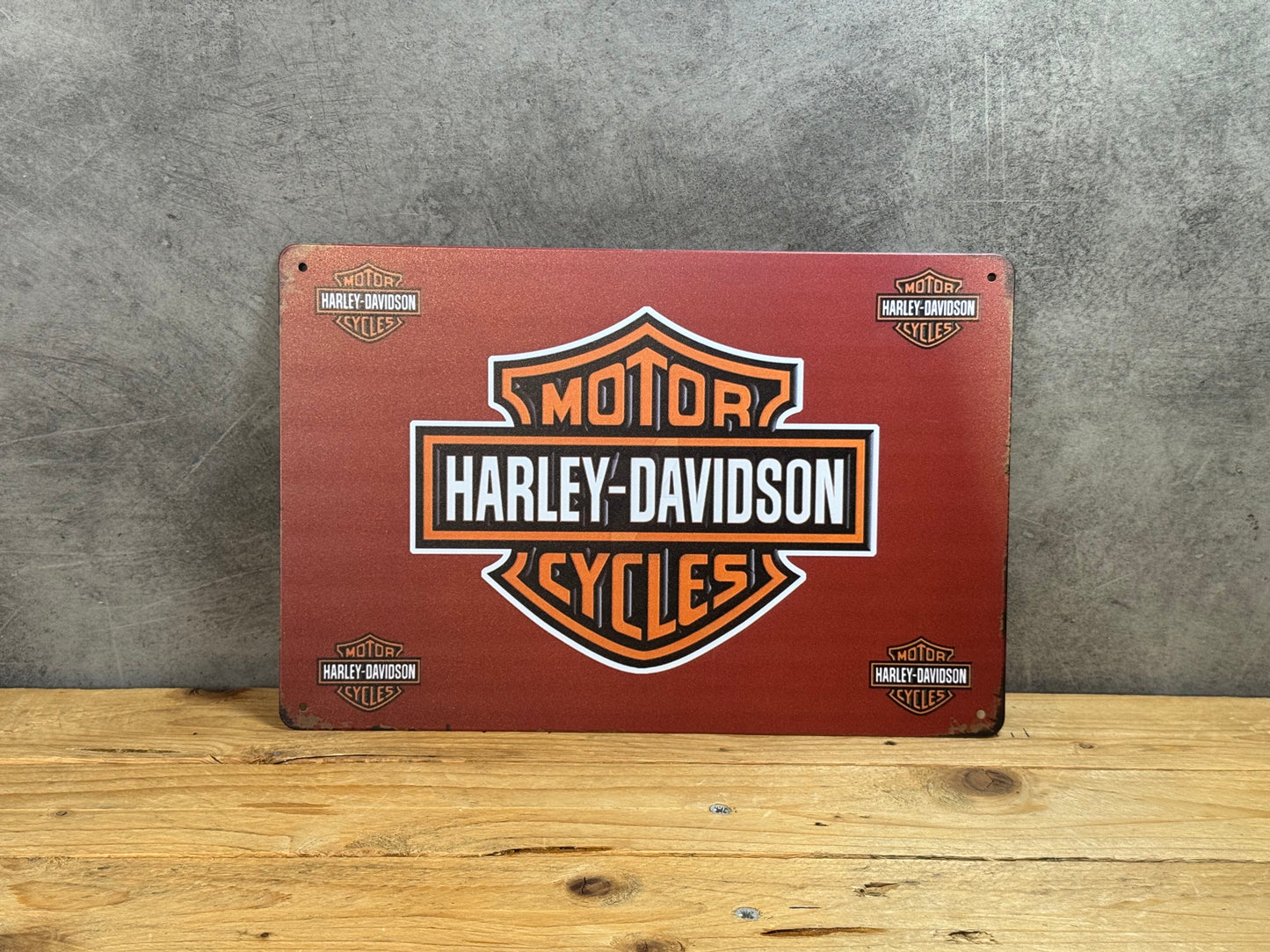 Plaque métal Harley Davidson 122