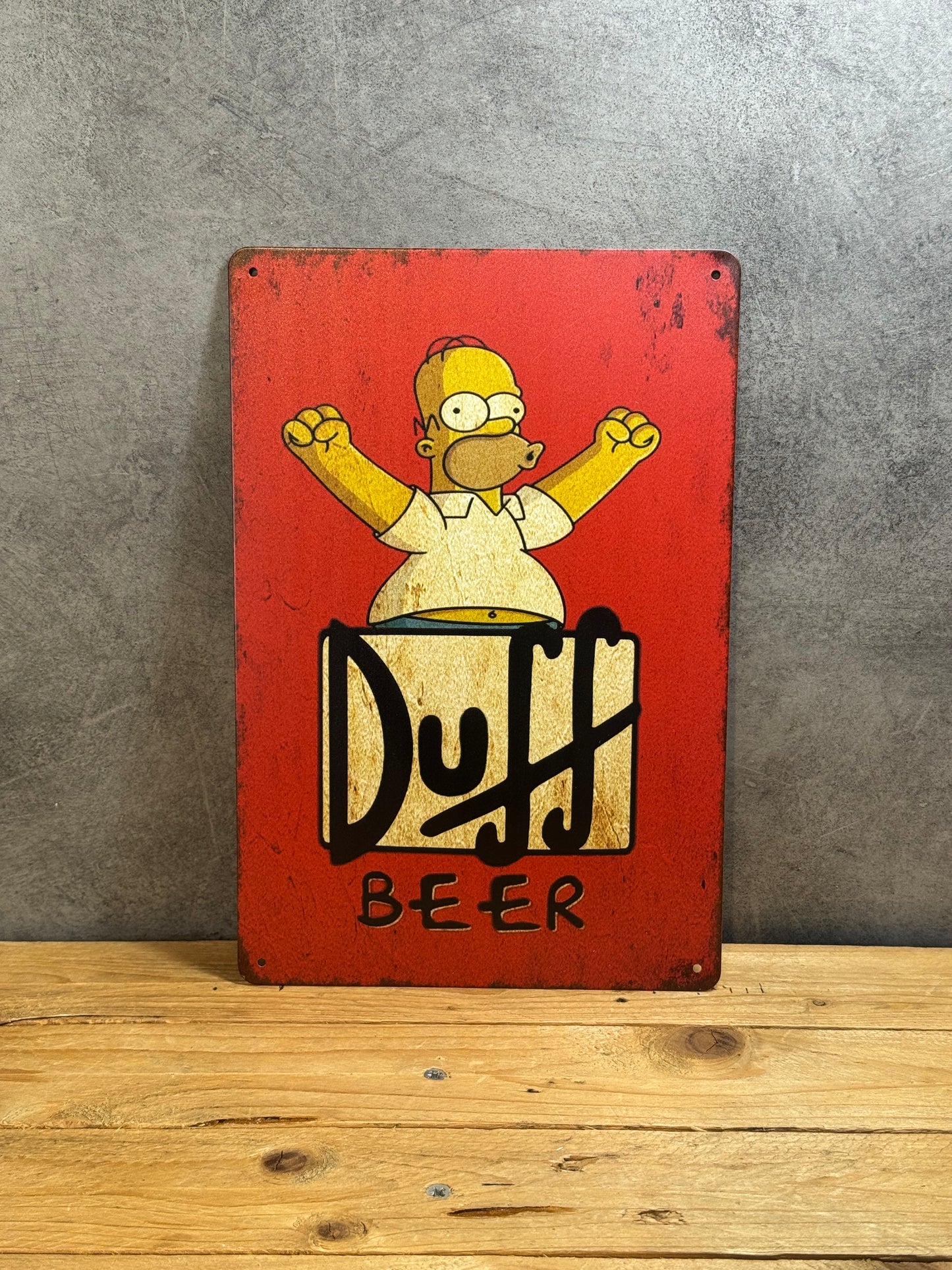 Plaque métal Homer Simpson 162