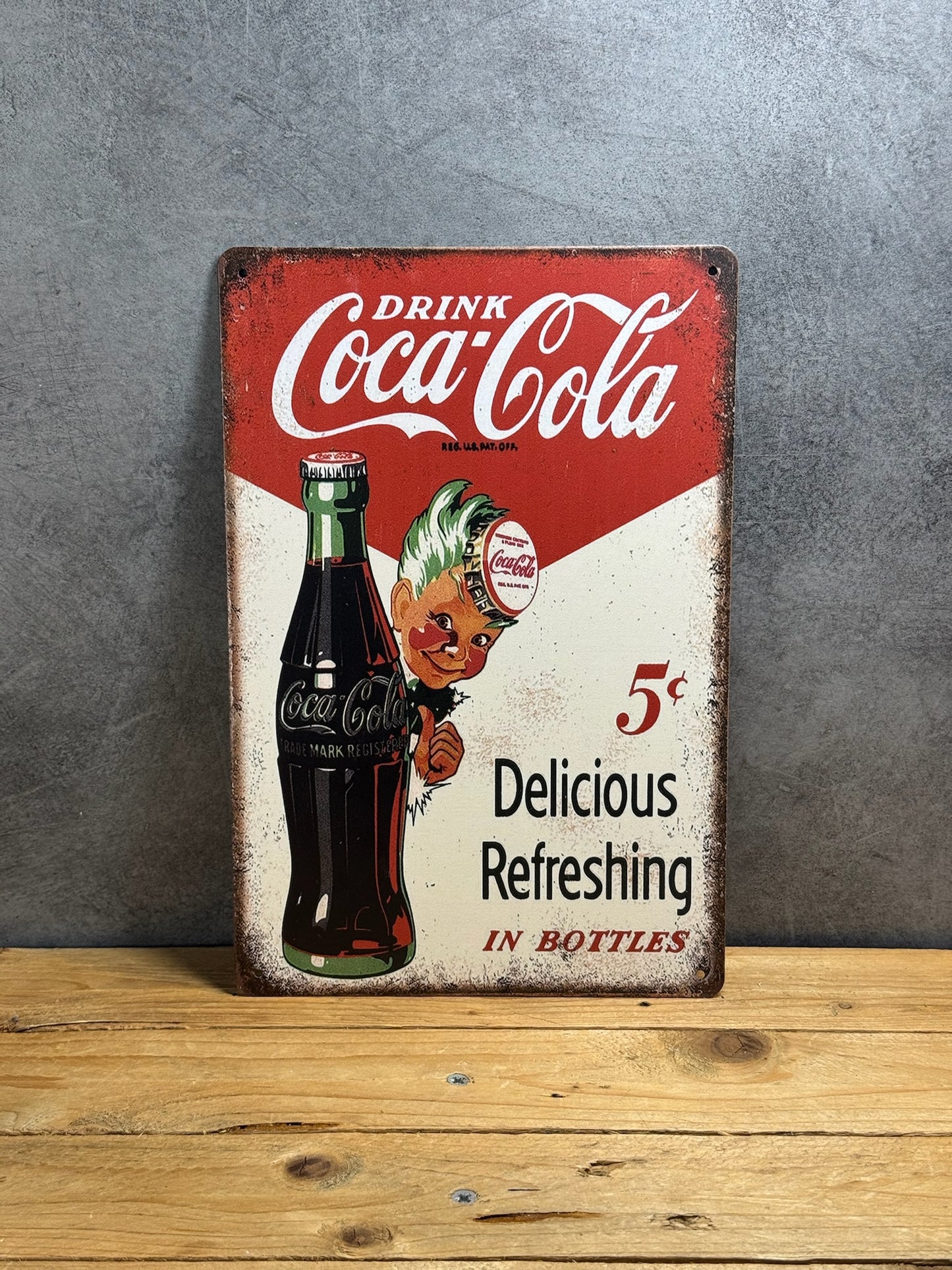 Plaque métal Coca Cola 056