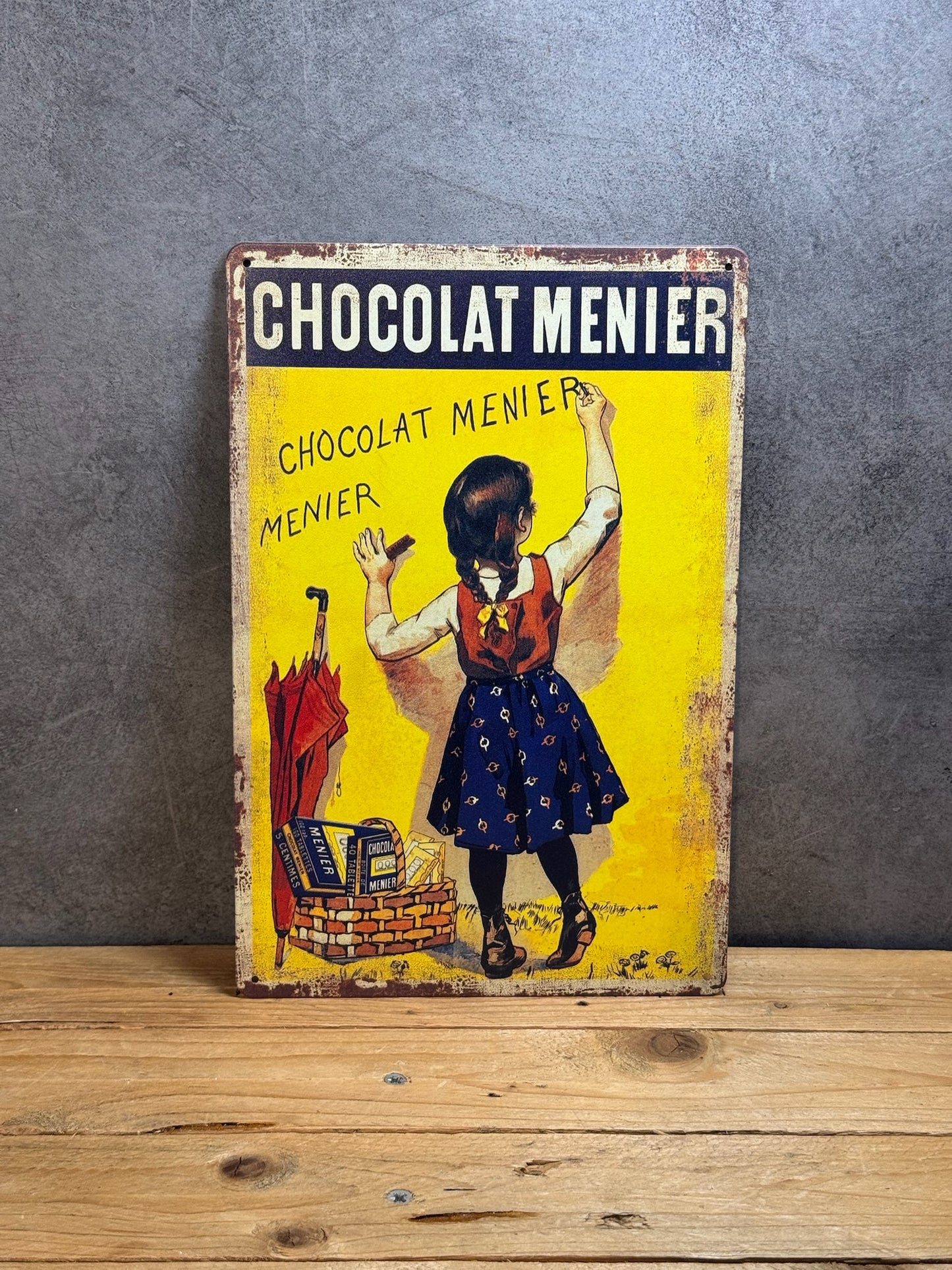 Plaque métal Menier 481