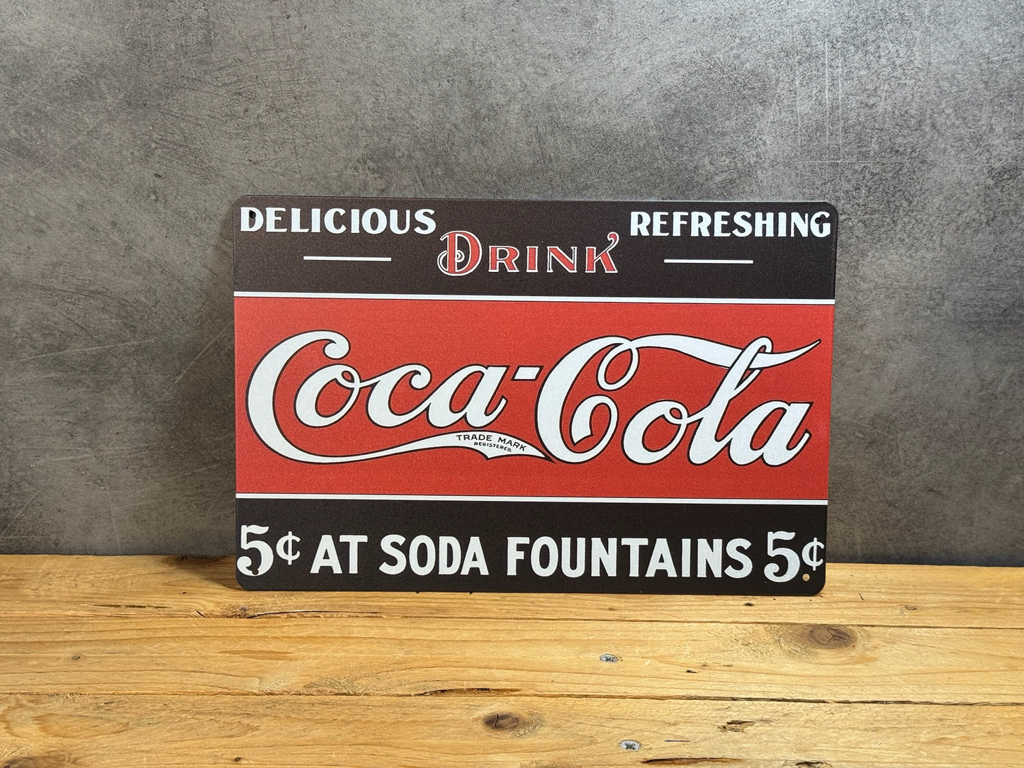 Plaque métal Coca Cola 514