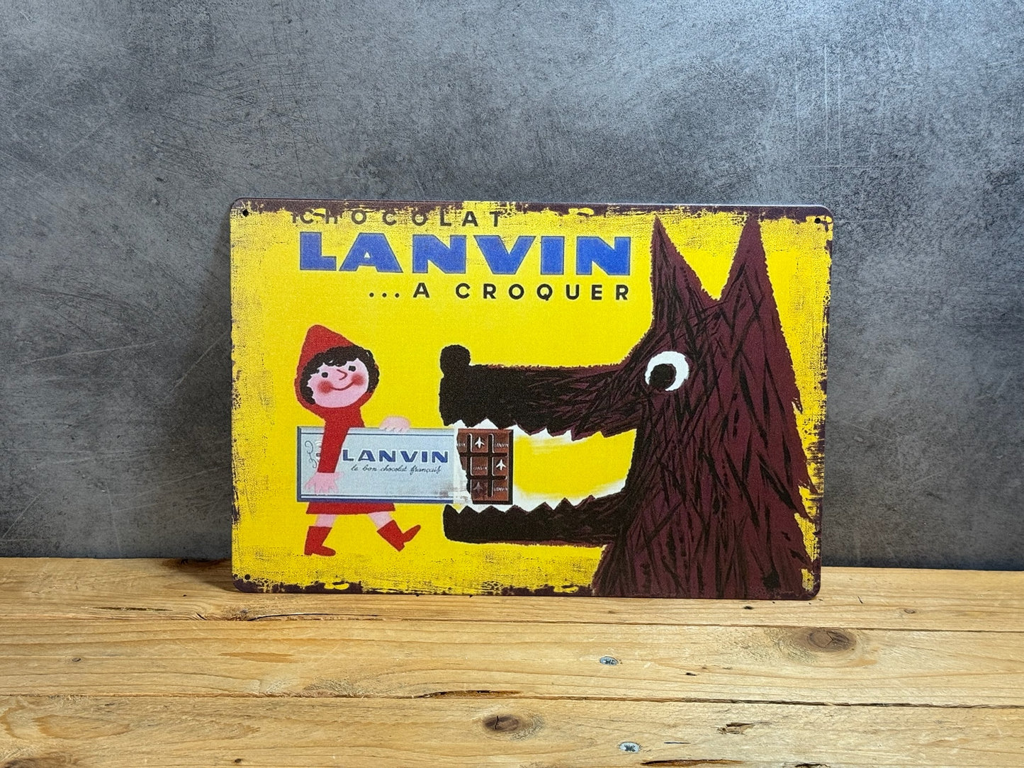 Plaque métal Lanvin