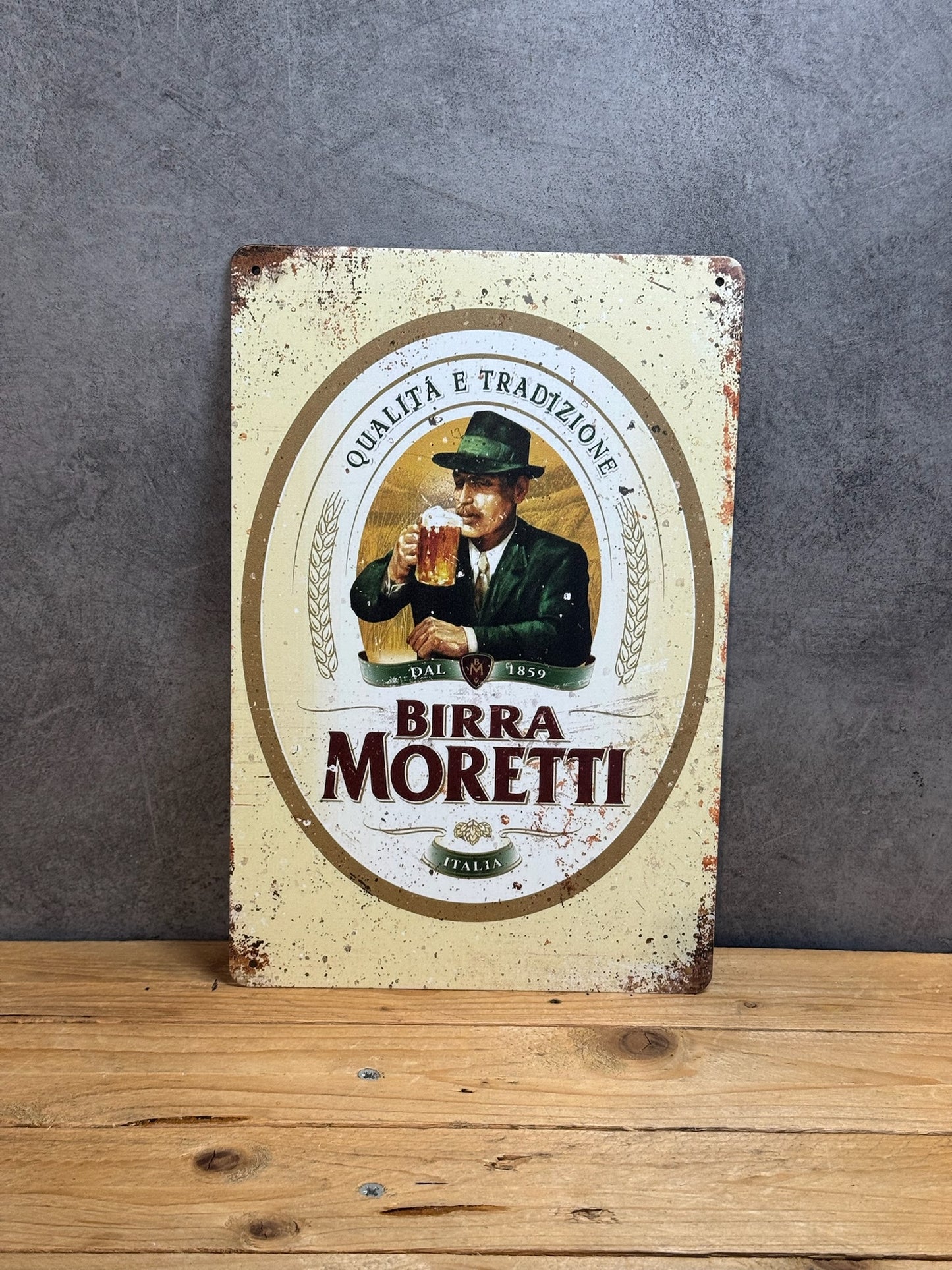 Plaque métal Moretti 665