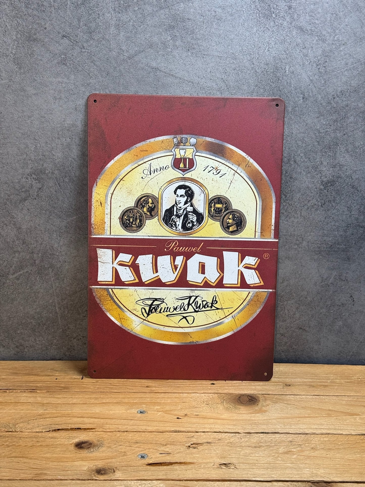 Plaque métal Kwak 585