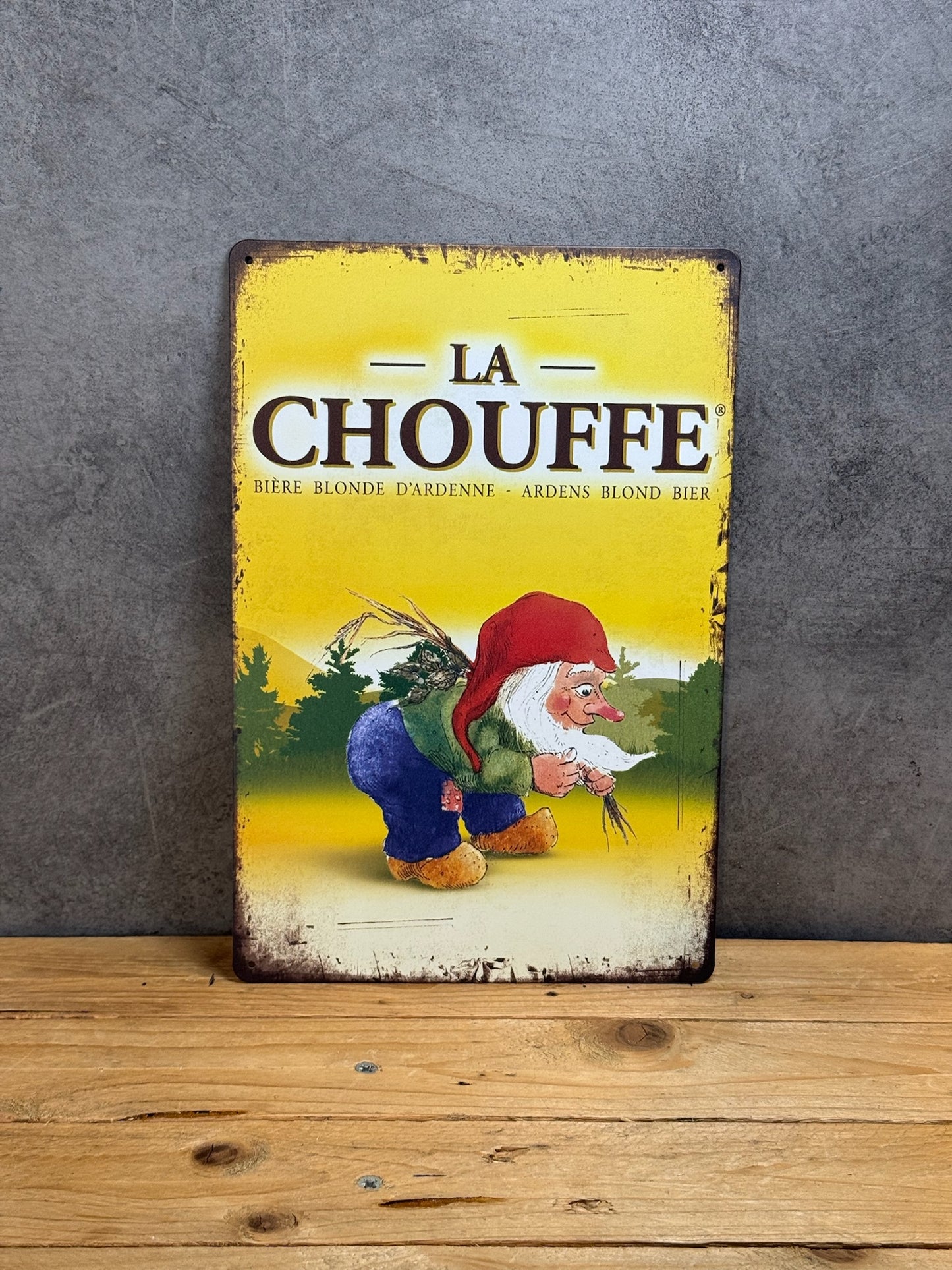 Plaque métal Chouffe 188