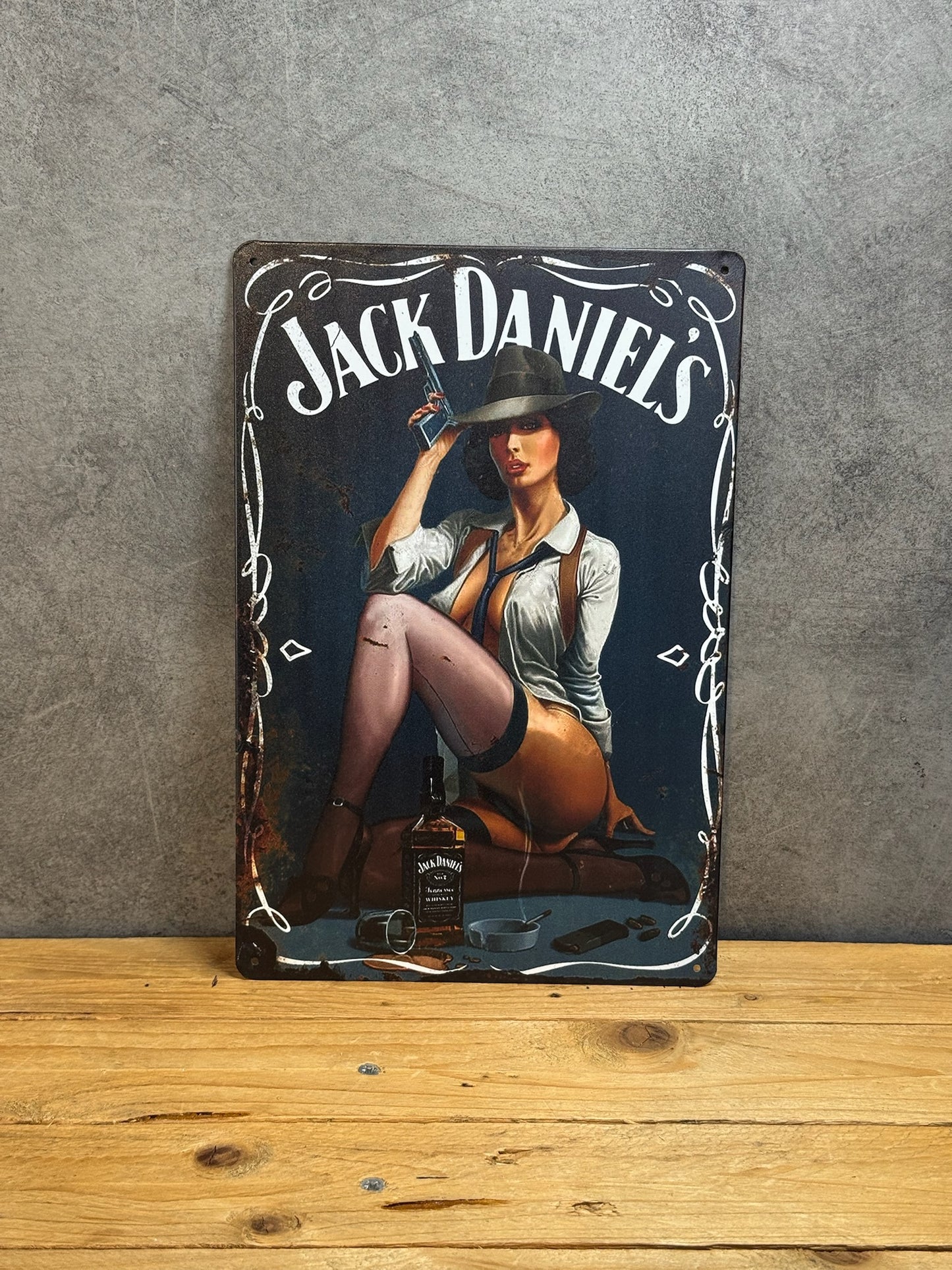 Plaque métal Jack Daniels 107