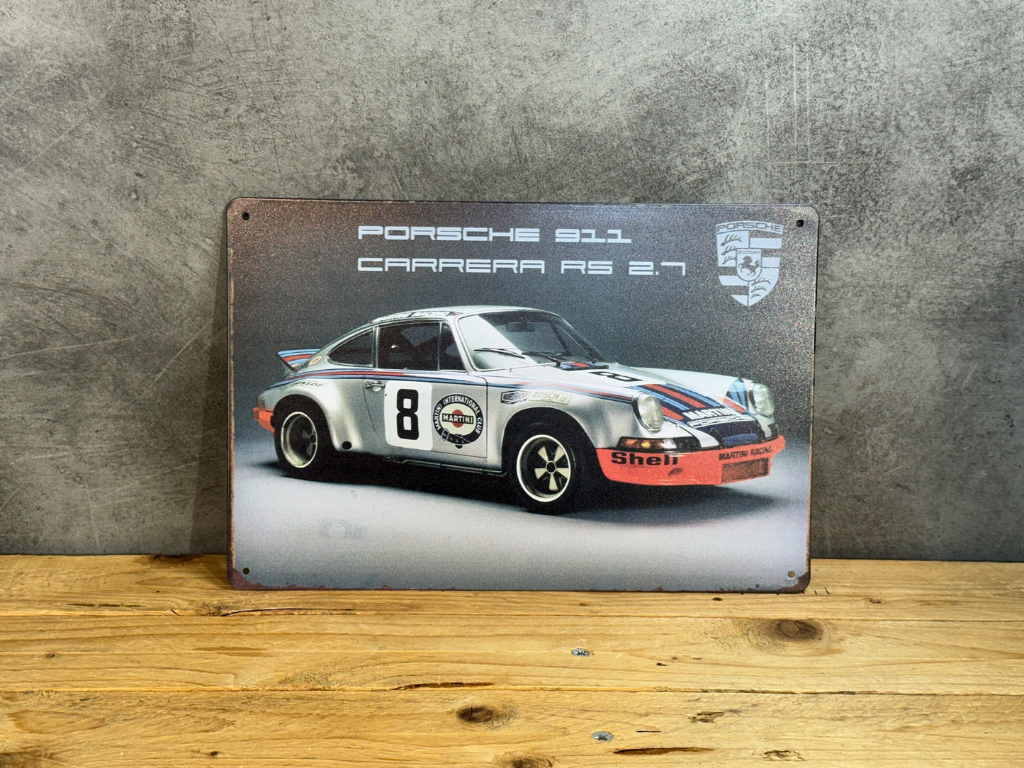 Plaque métal Porsche 078