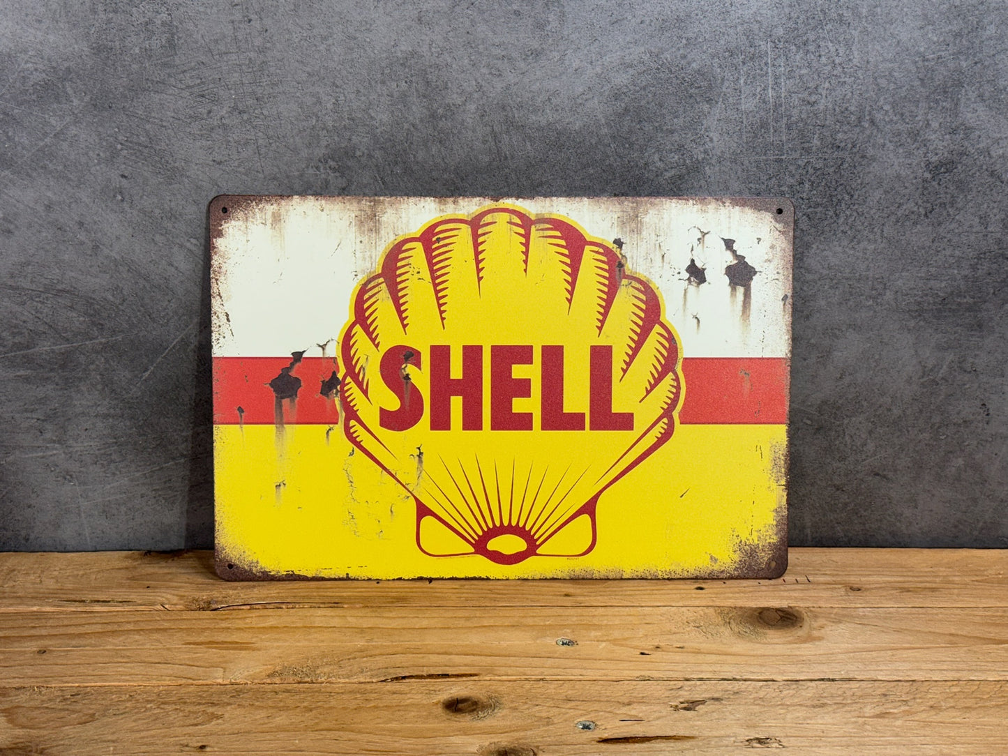 Plaque métal Shell 730