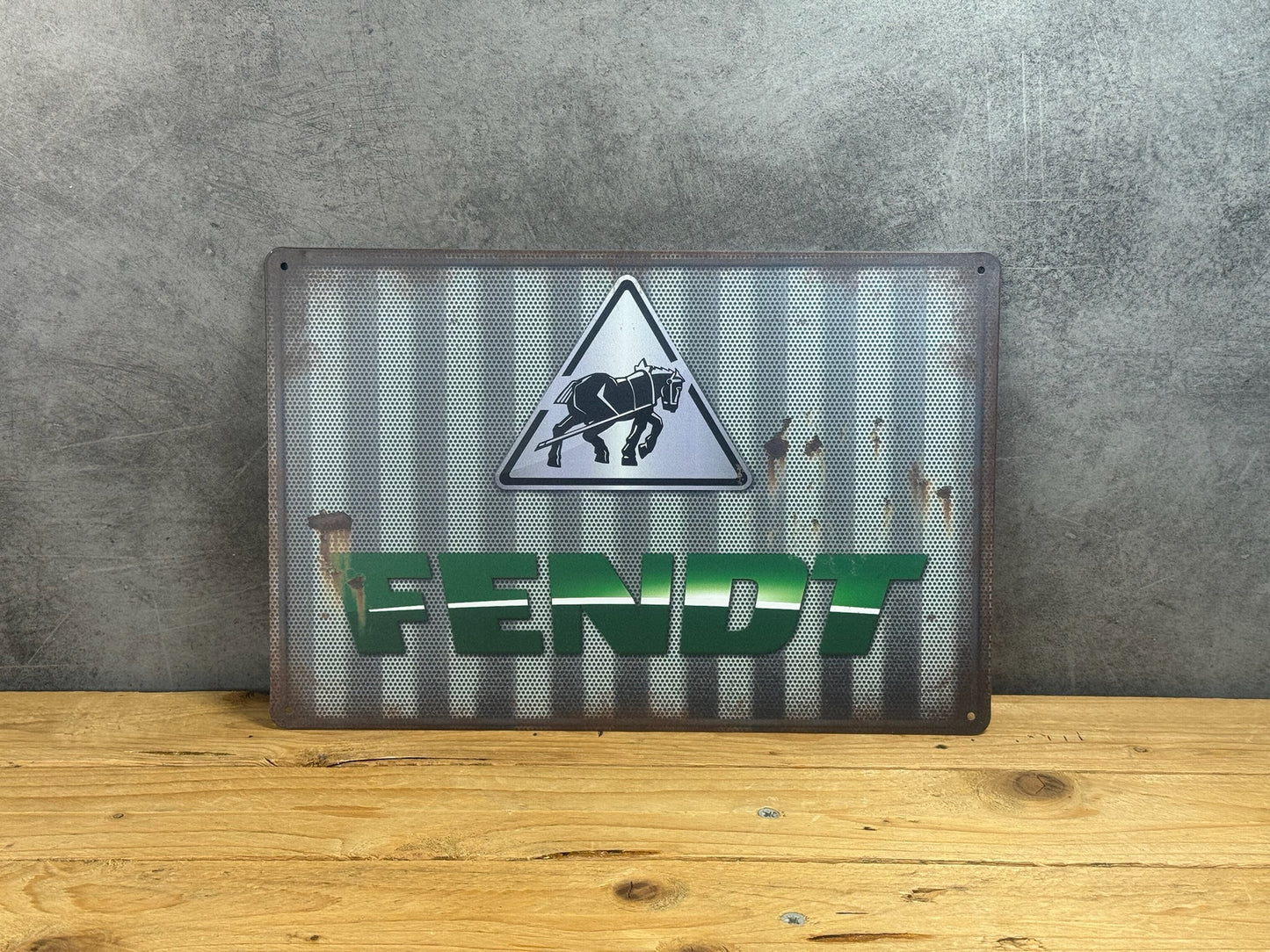 Plaque métal Fendt 825